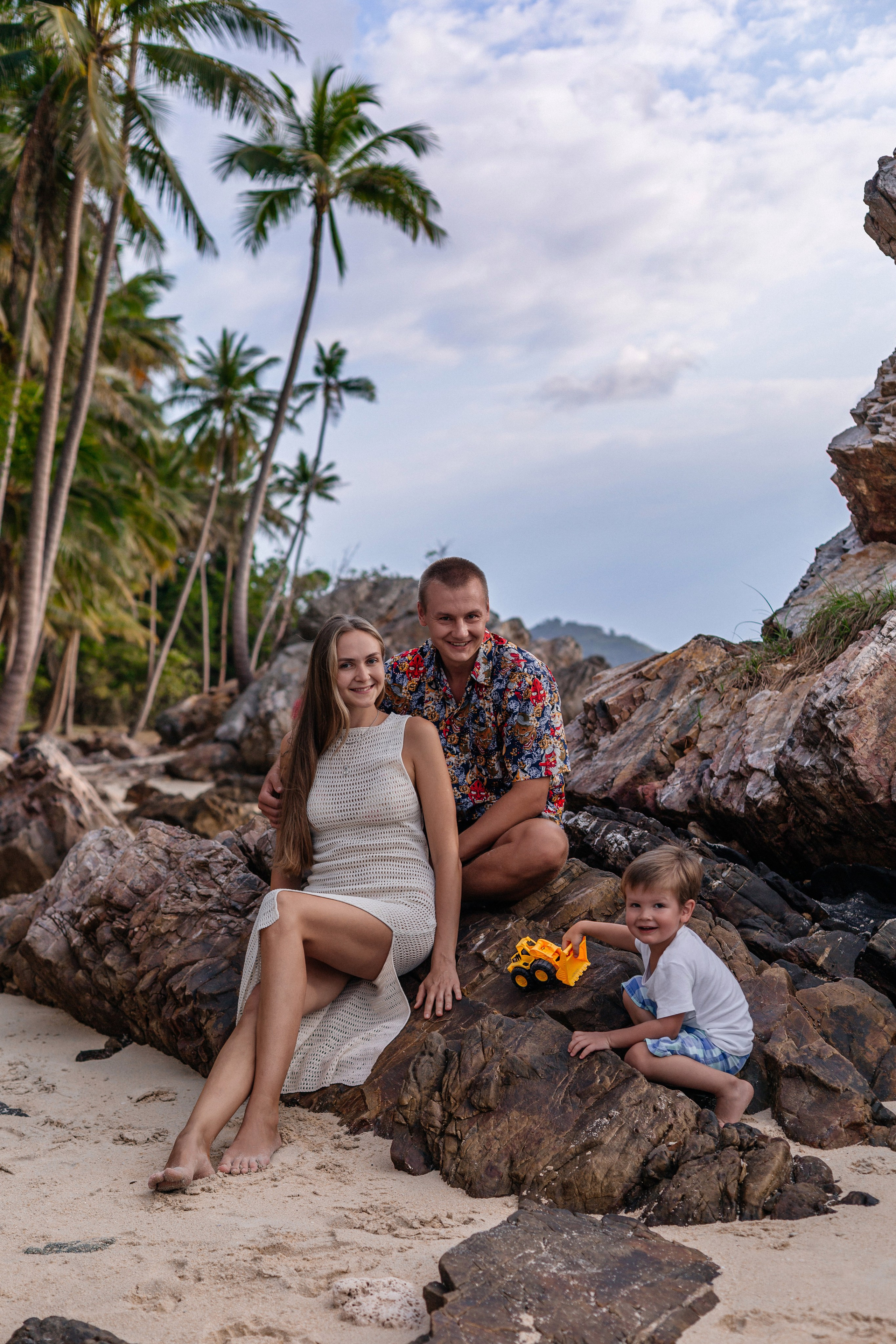 Family -Taling Ngam beach 01.03.2025. Фотограф на Самуи — Фотосессия на Самуи — Фотограф Ксения Шумейко