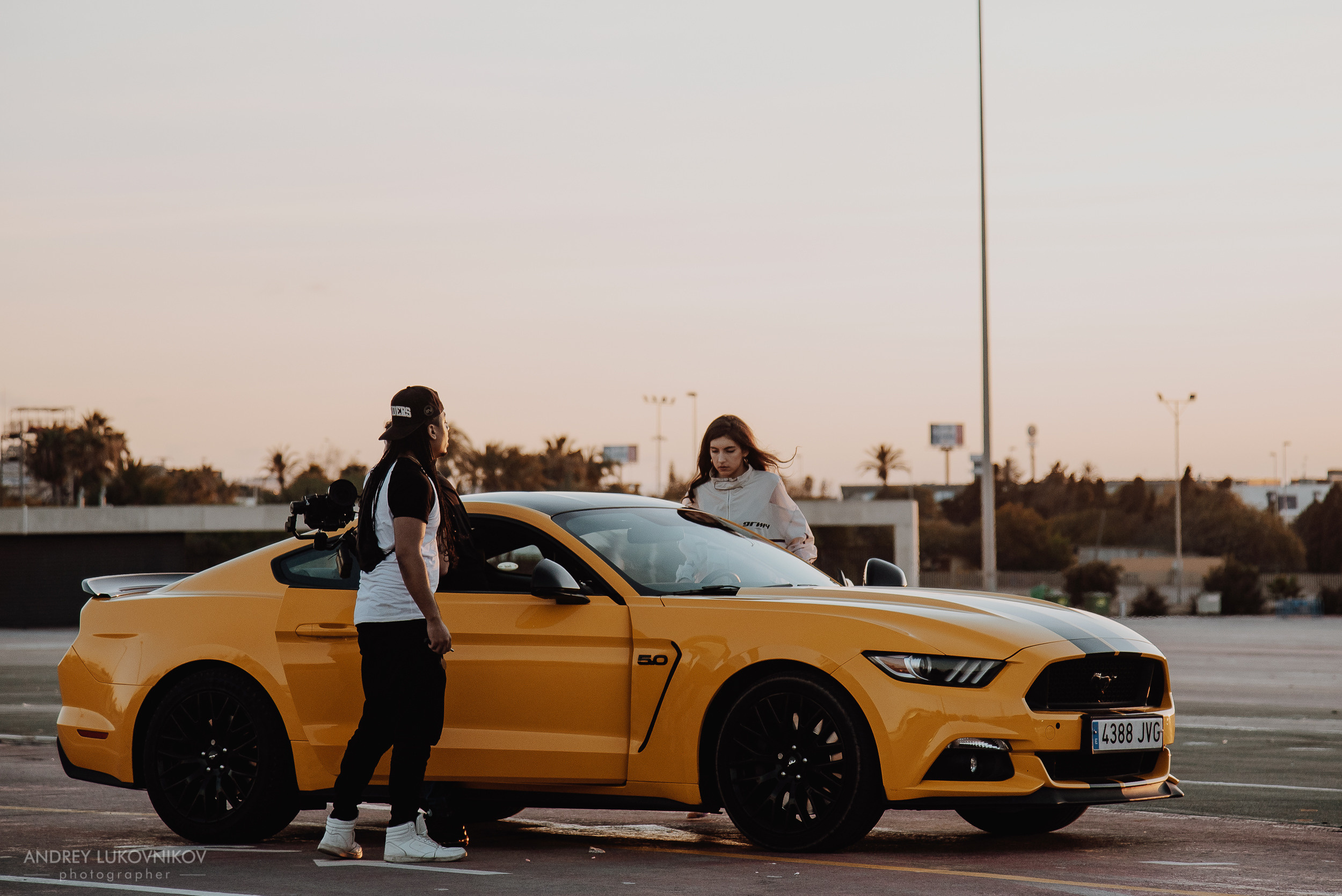 Fotos del backstage del rodaje del nuevo vídeo de Sara Socas en Torrevieja, Alicante