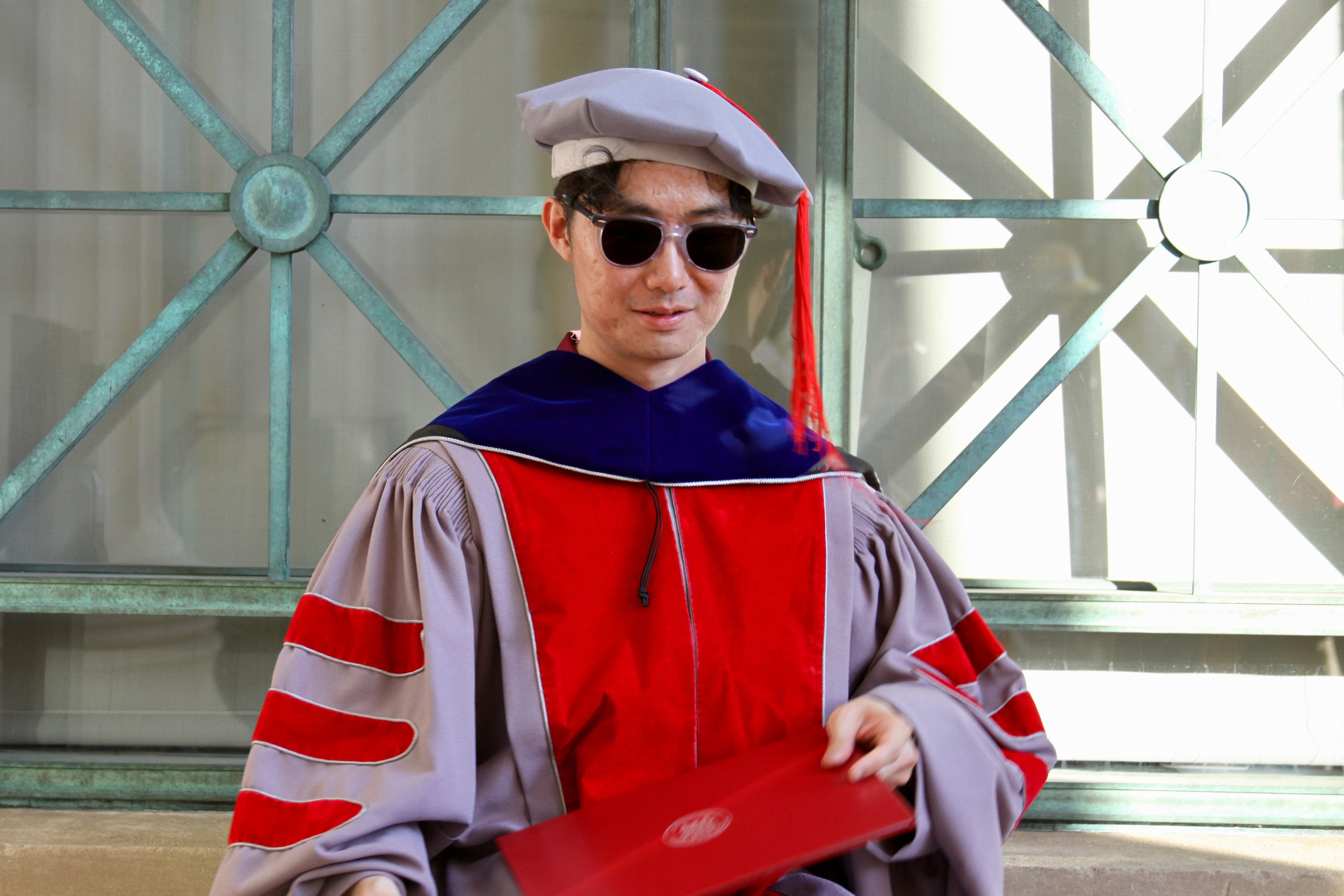 PhD graduation with Elton. Kelly Sang, graduation and portrait photographer in Boston