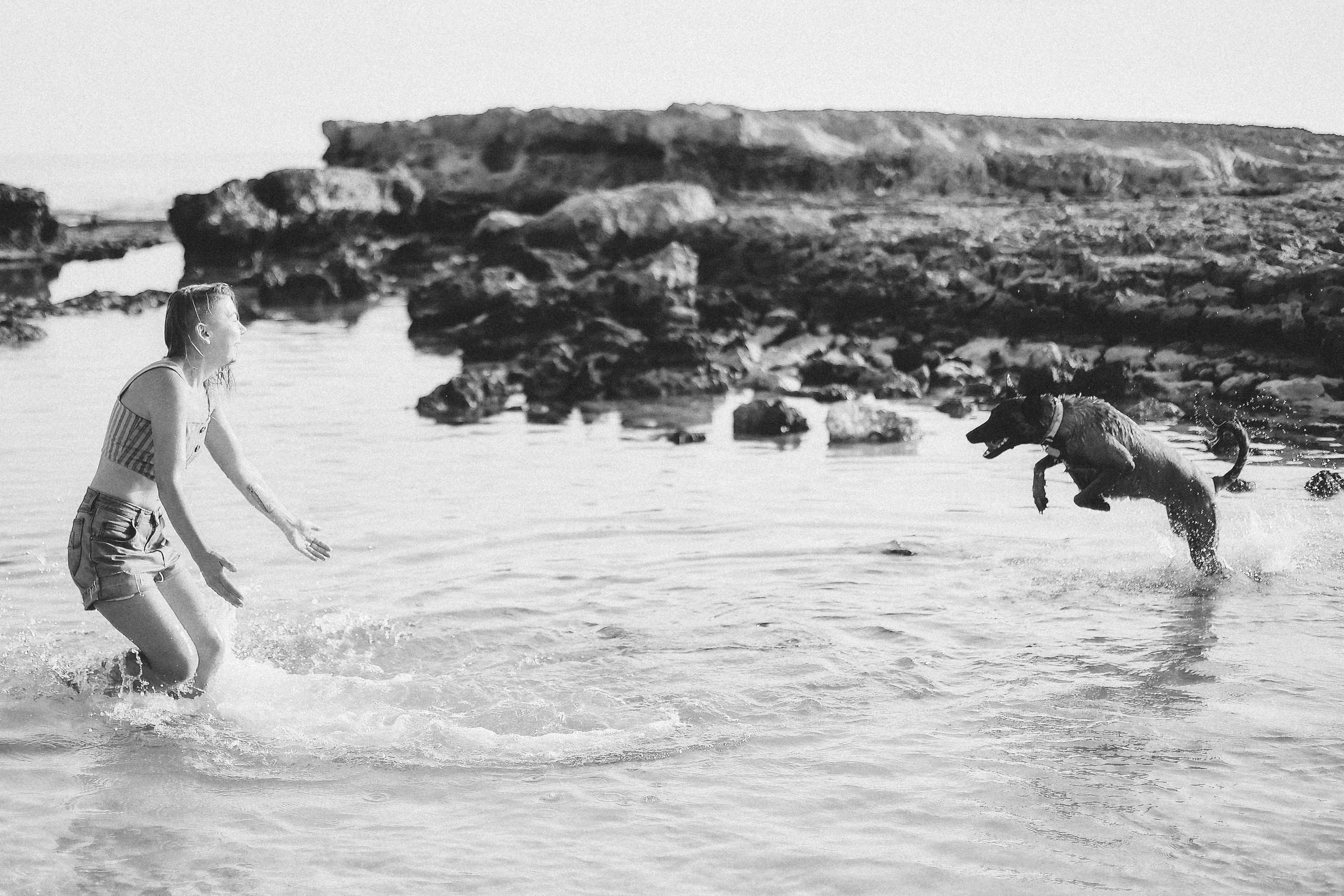 Photoshoot with a pet, Ayia Napa. May, 2022. Home