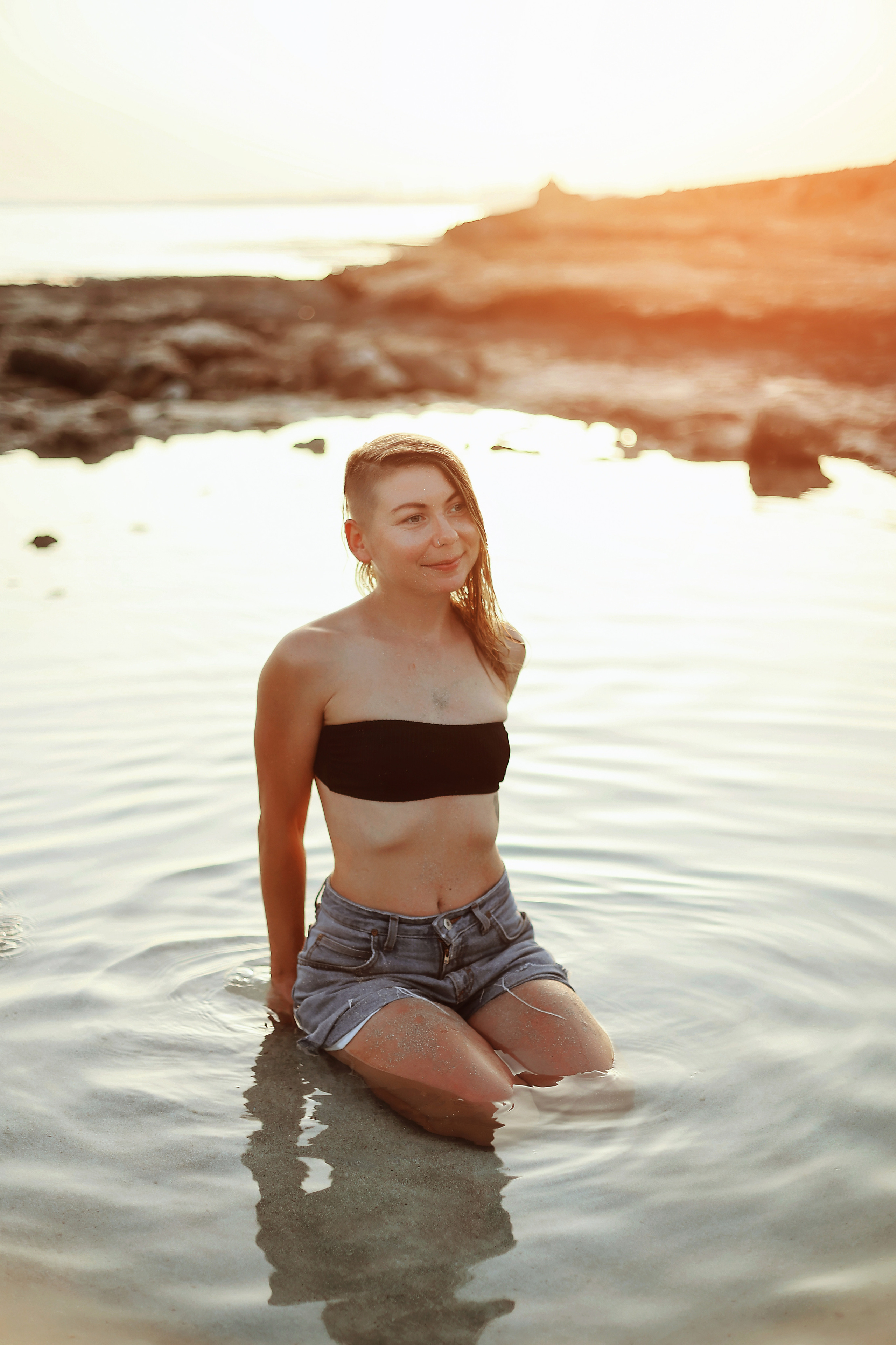 Photoshoot with a pet, Ayia Napa. May, 2022. Home