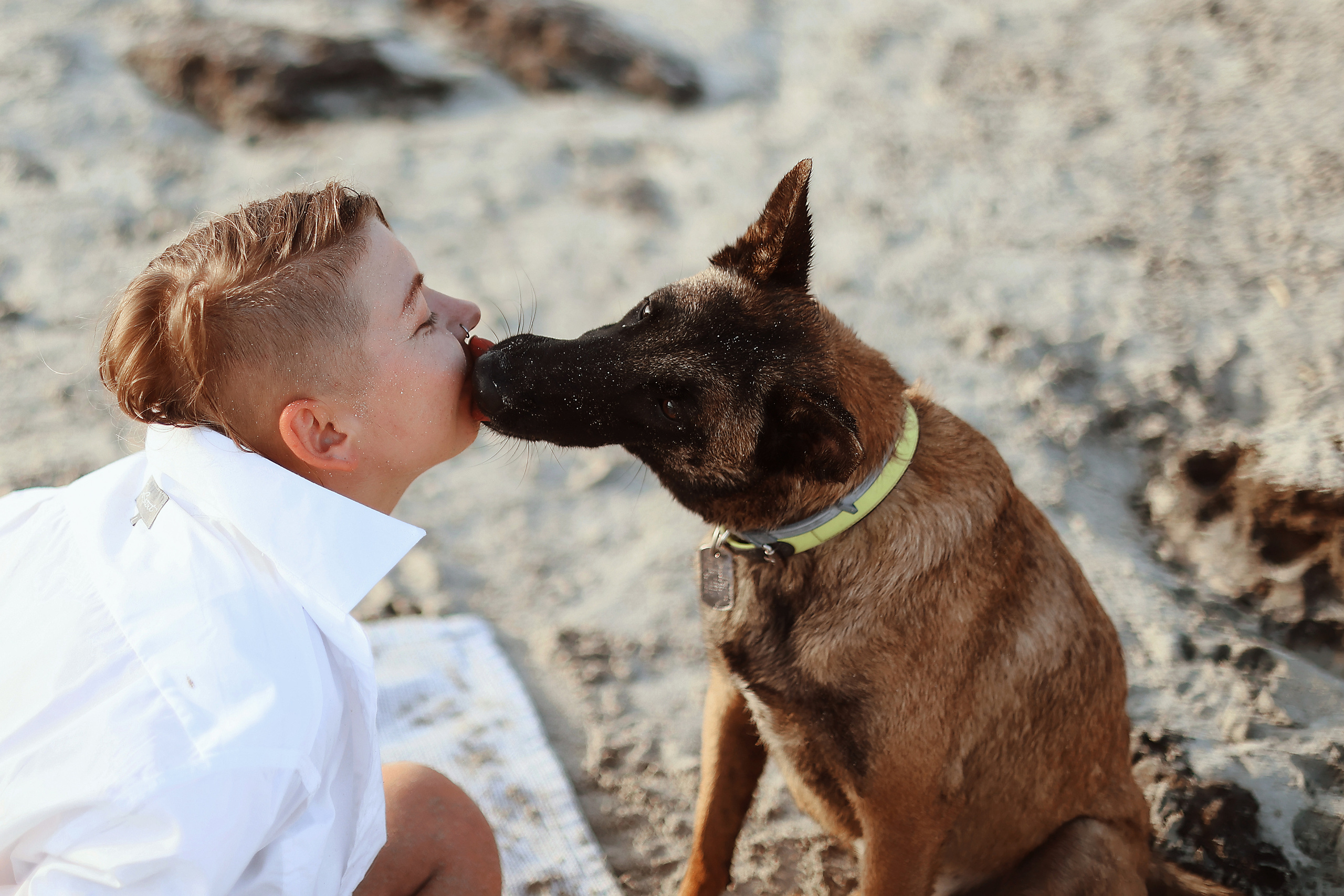 Photoshoot with a pet, Ayia Napa. May, 2022. Home