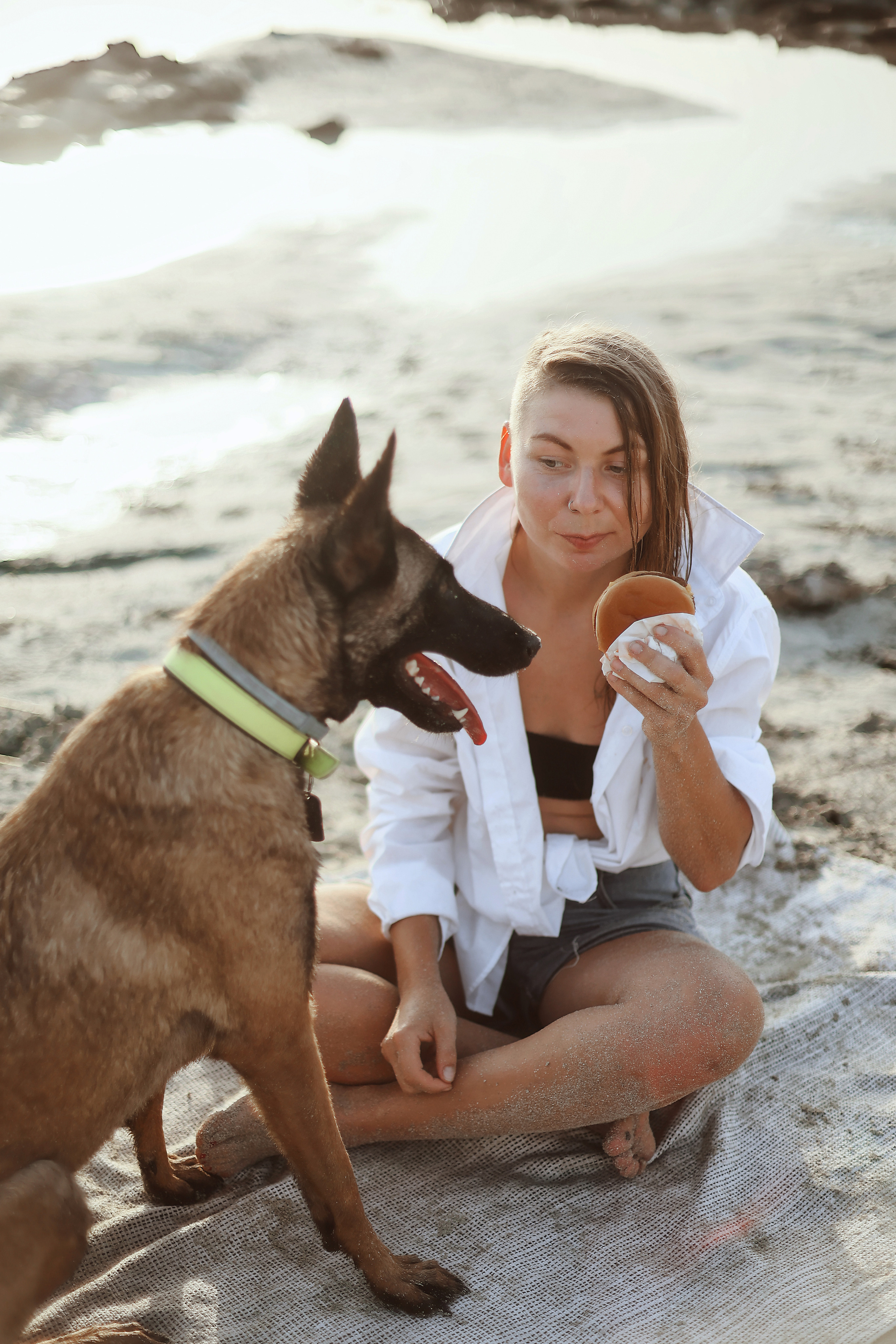 Photoshoot with a pet, Ayia Napa. May, 2022. Home