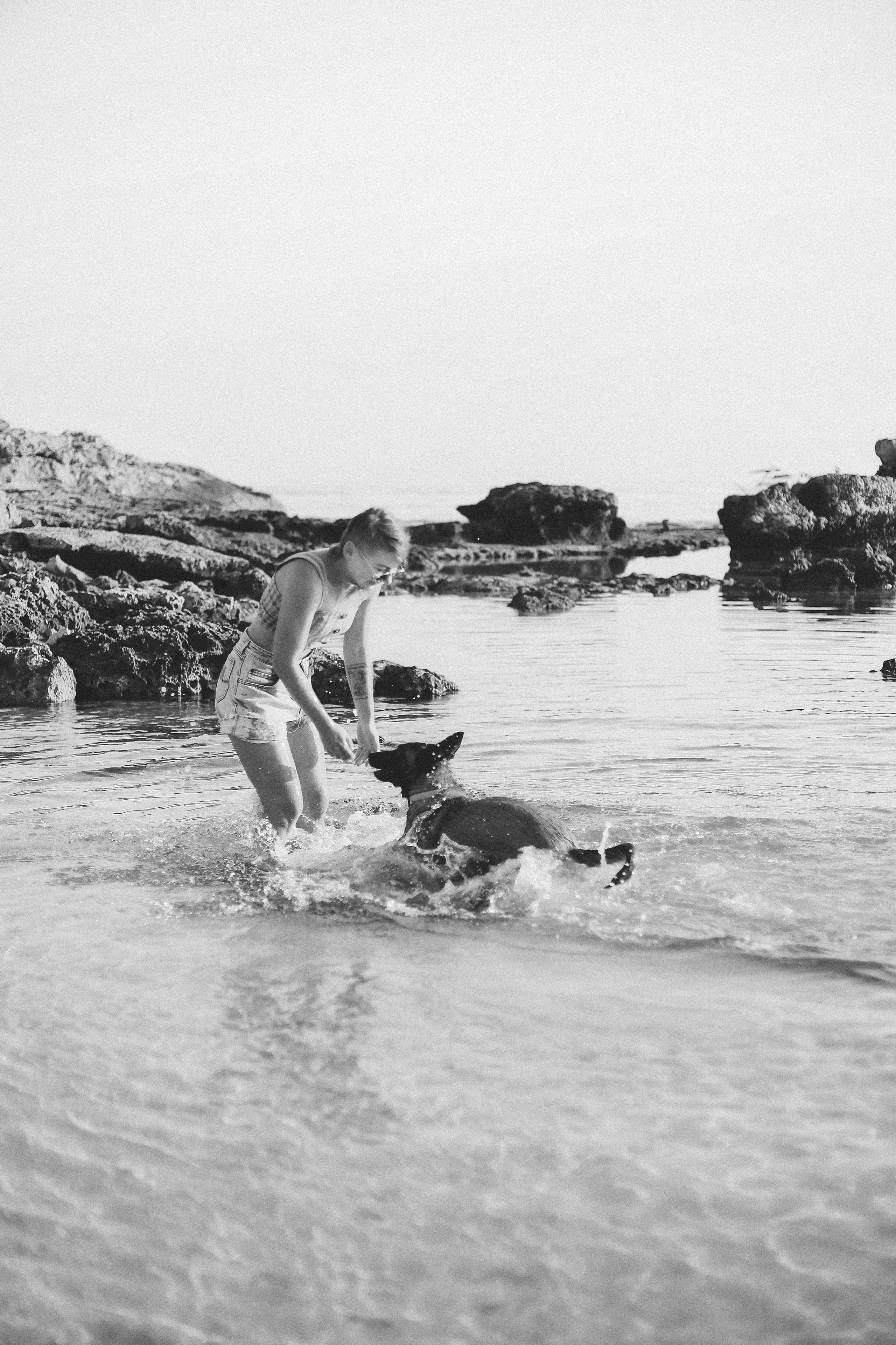 Photoshoot with a pet, Ayia Napa. May, 2022. Home