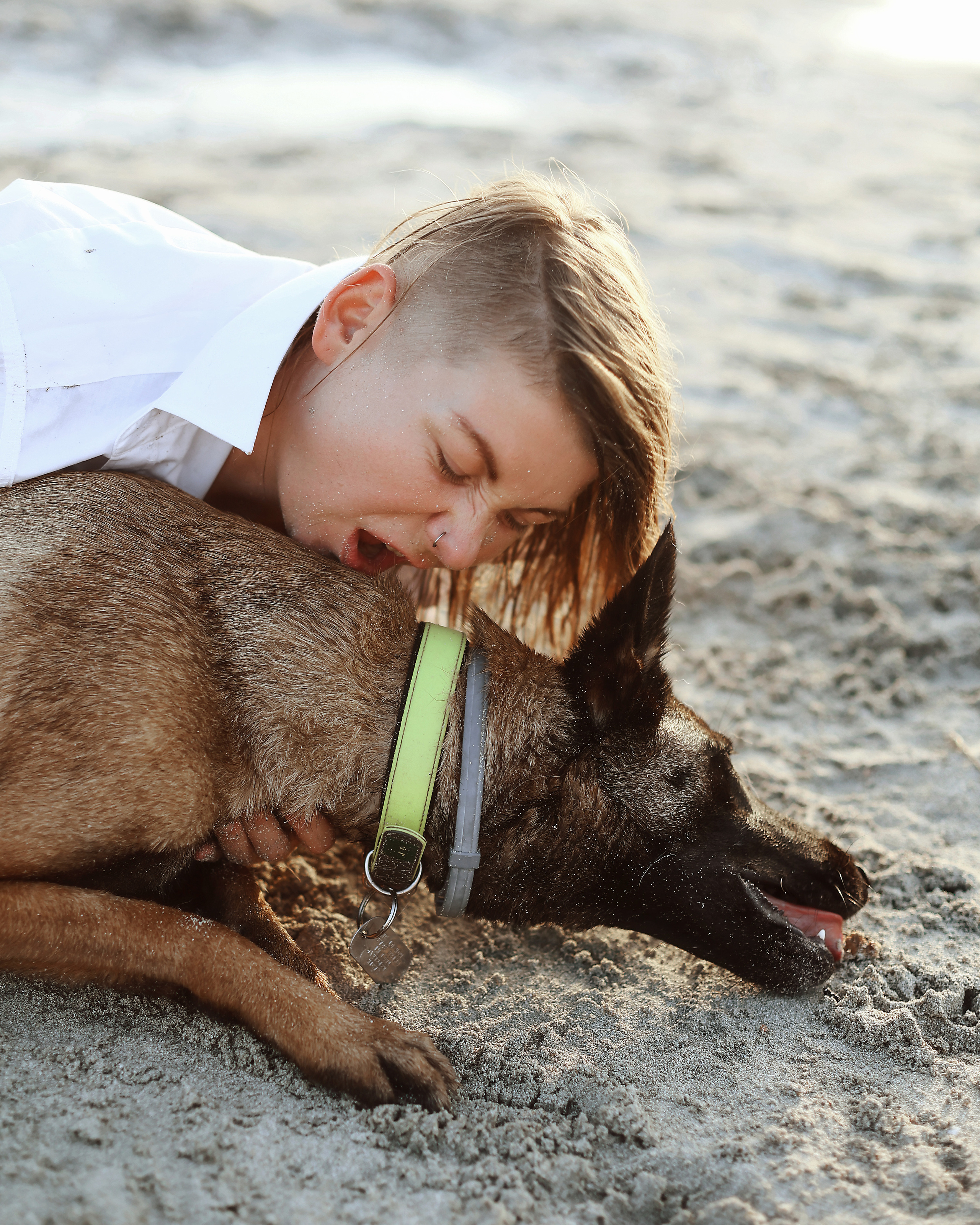 Photoshoot with a pet, Ayia Napa. May, 2022. Home