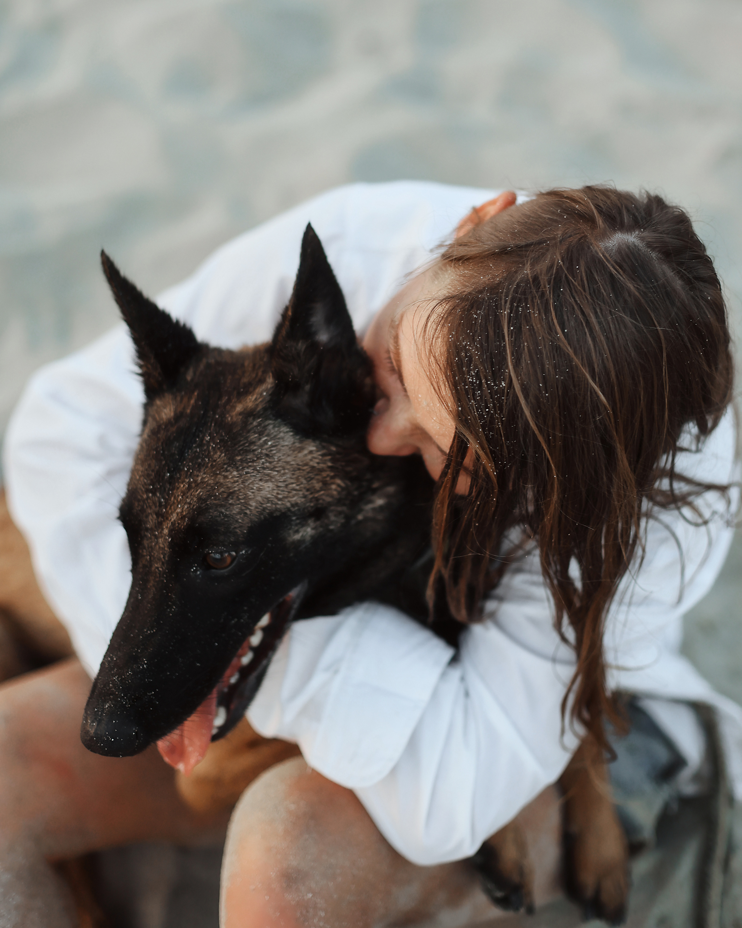 Photoshoot with a pet, Ayia Napa. May, 2022. Home
