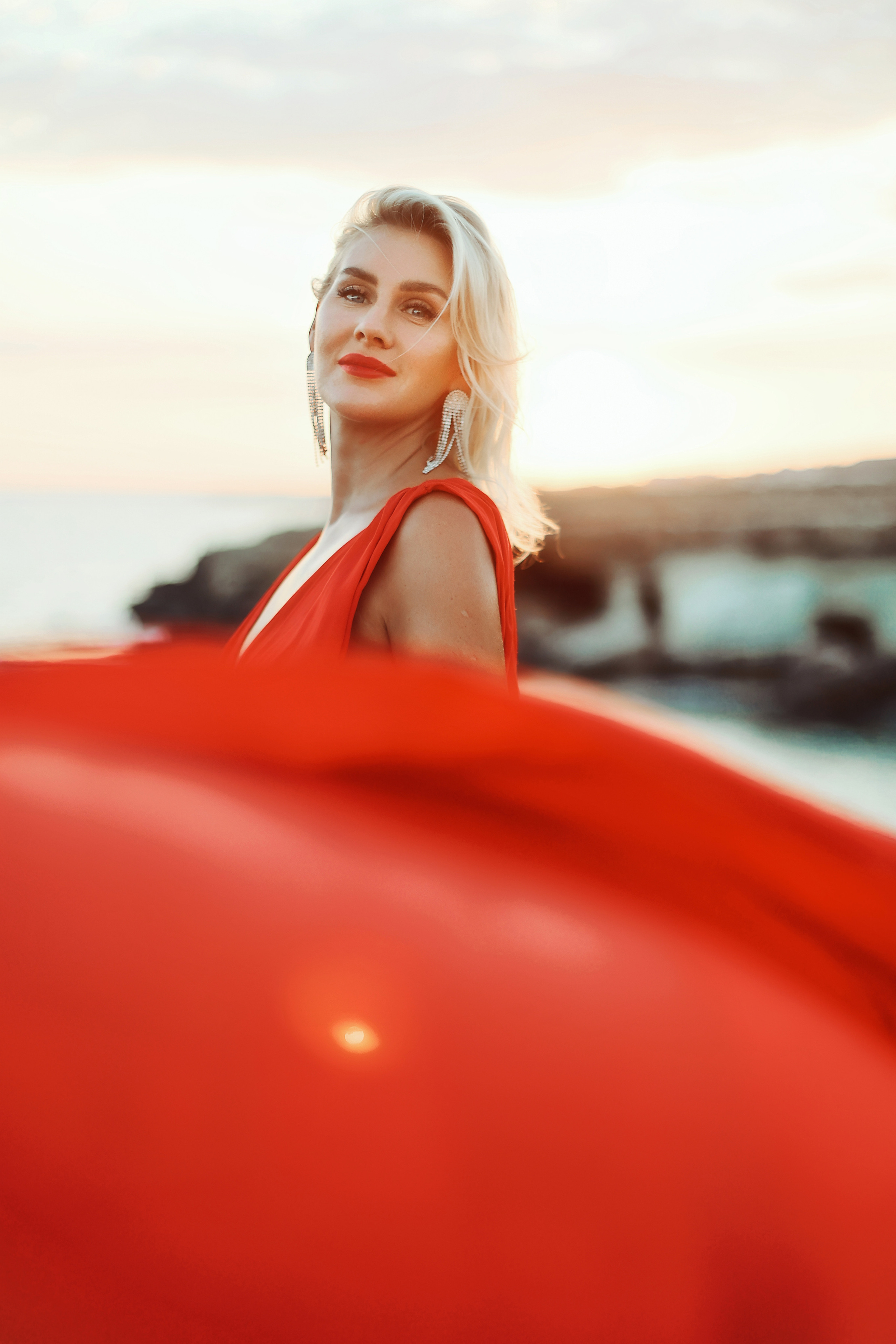 Индивидуальная фотосессия в летящем платье, Айя-Напа. Июнь, 2022. Kipriotka. Ваш фотограф на Кипре (Айя-Напа, Протарас)