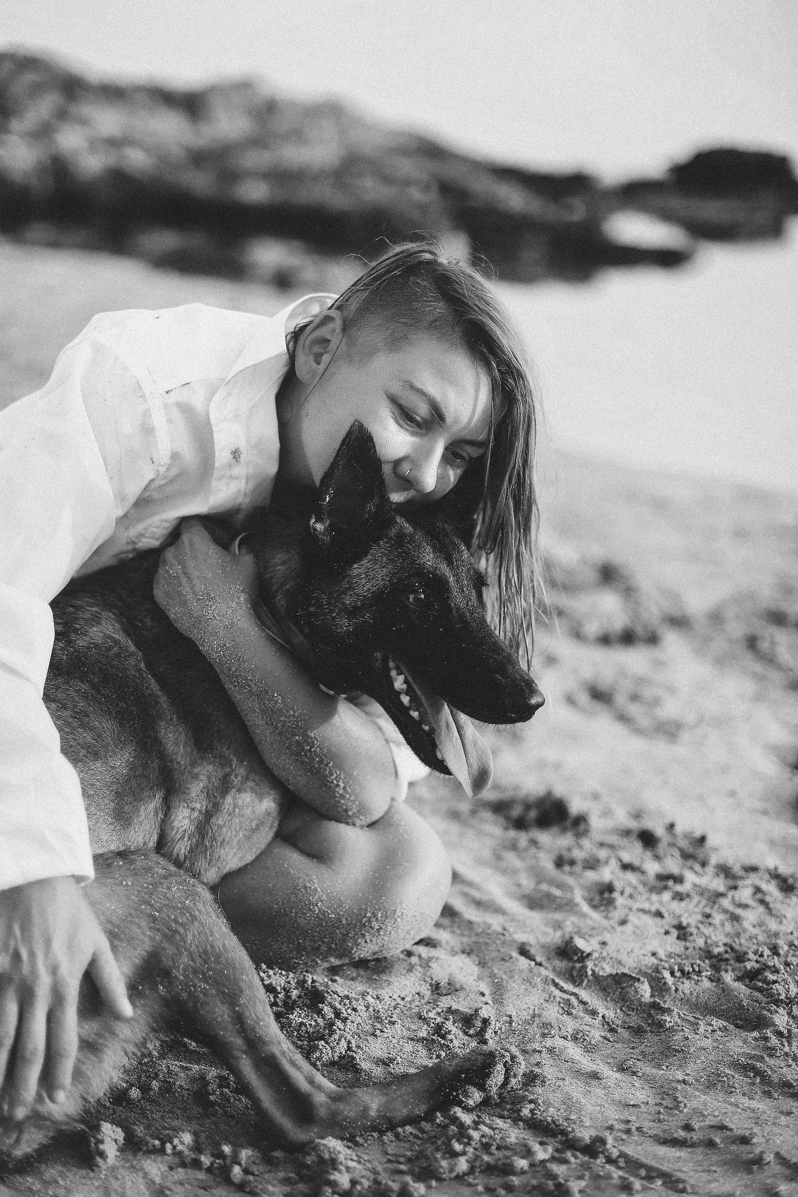 Photoshoot with a pet, Ayia Napa. May, 2022. Home