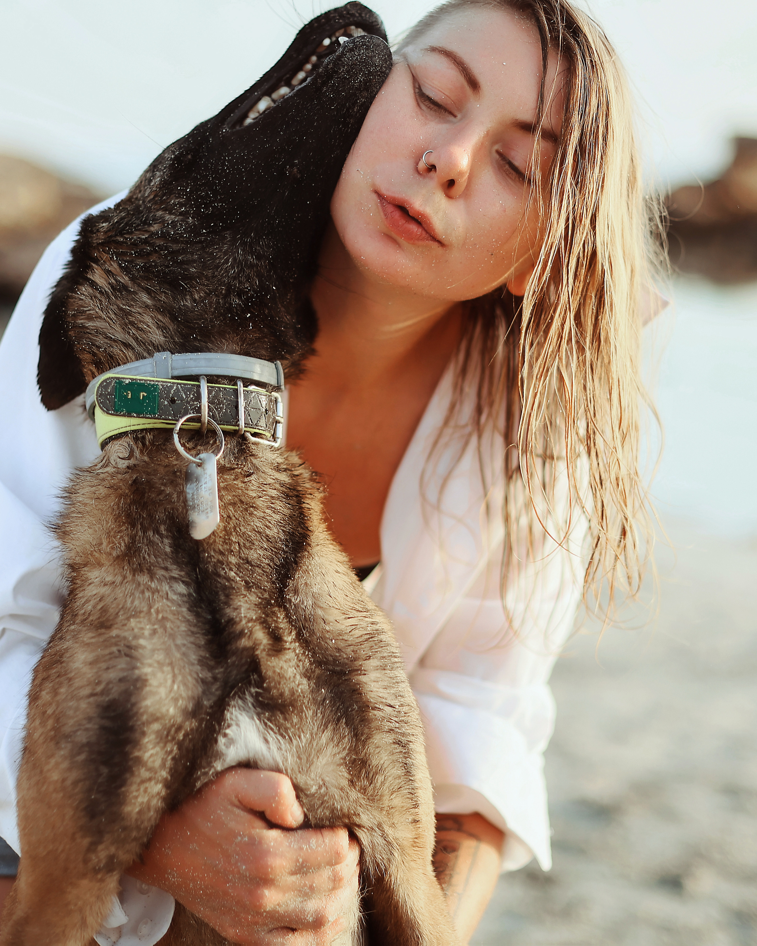 Photoshoot with a pet, Ayia Napa. May, 2022. Home