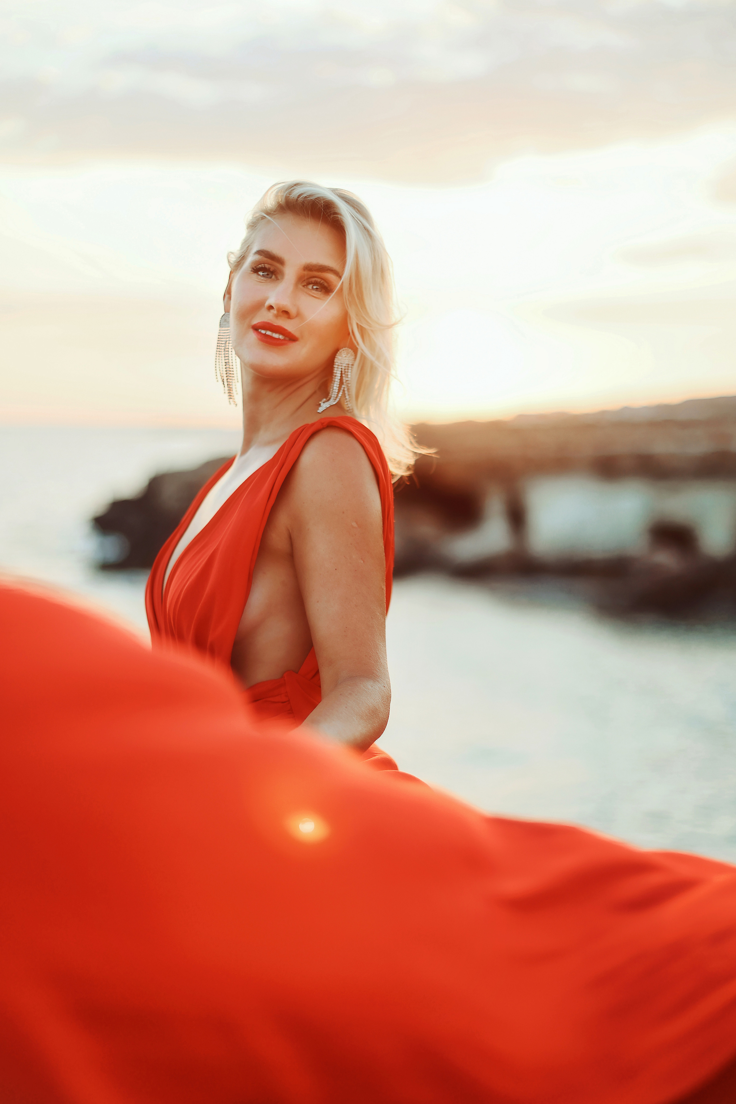 Индивидуальная фотосессия в летящем платье, Айя-Напа. Июнь, 2022. Kipriotka. Ваш фотограф на Кипре (Айя-Напа, Протарас)