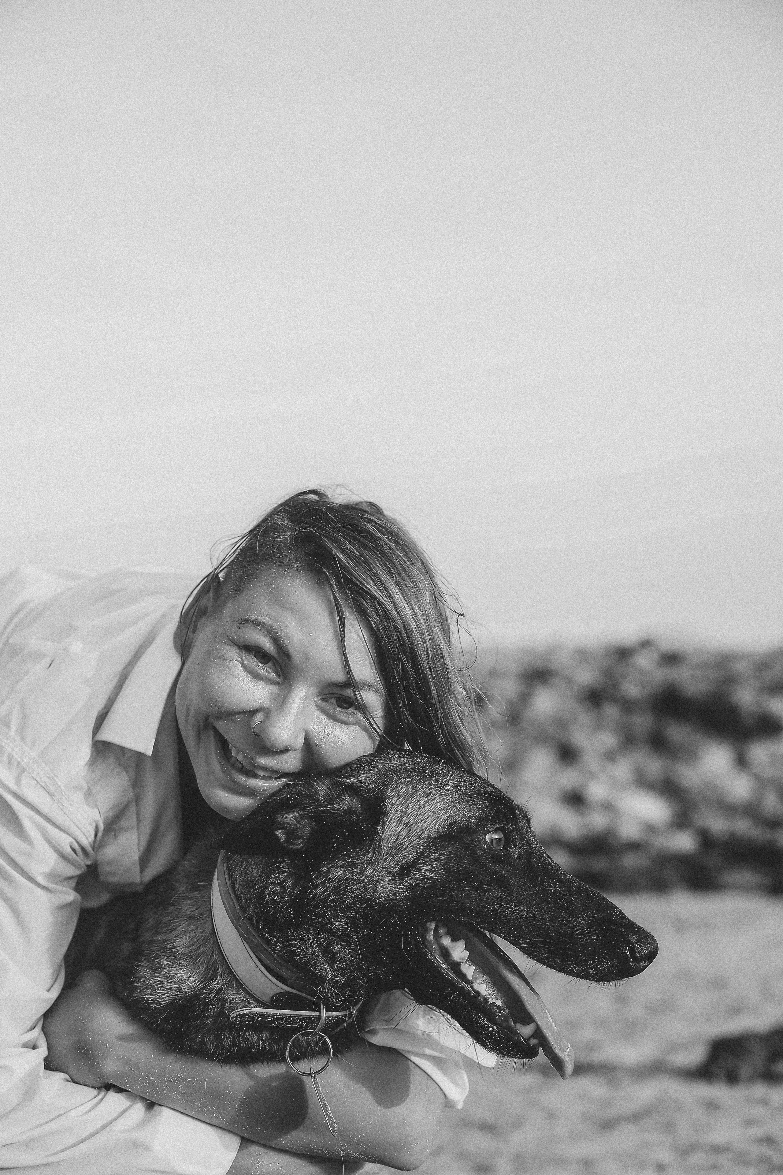 Photoshoot with a pet, Ayia Napa. May, 2022. Home