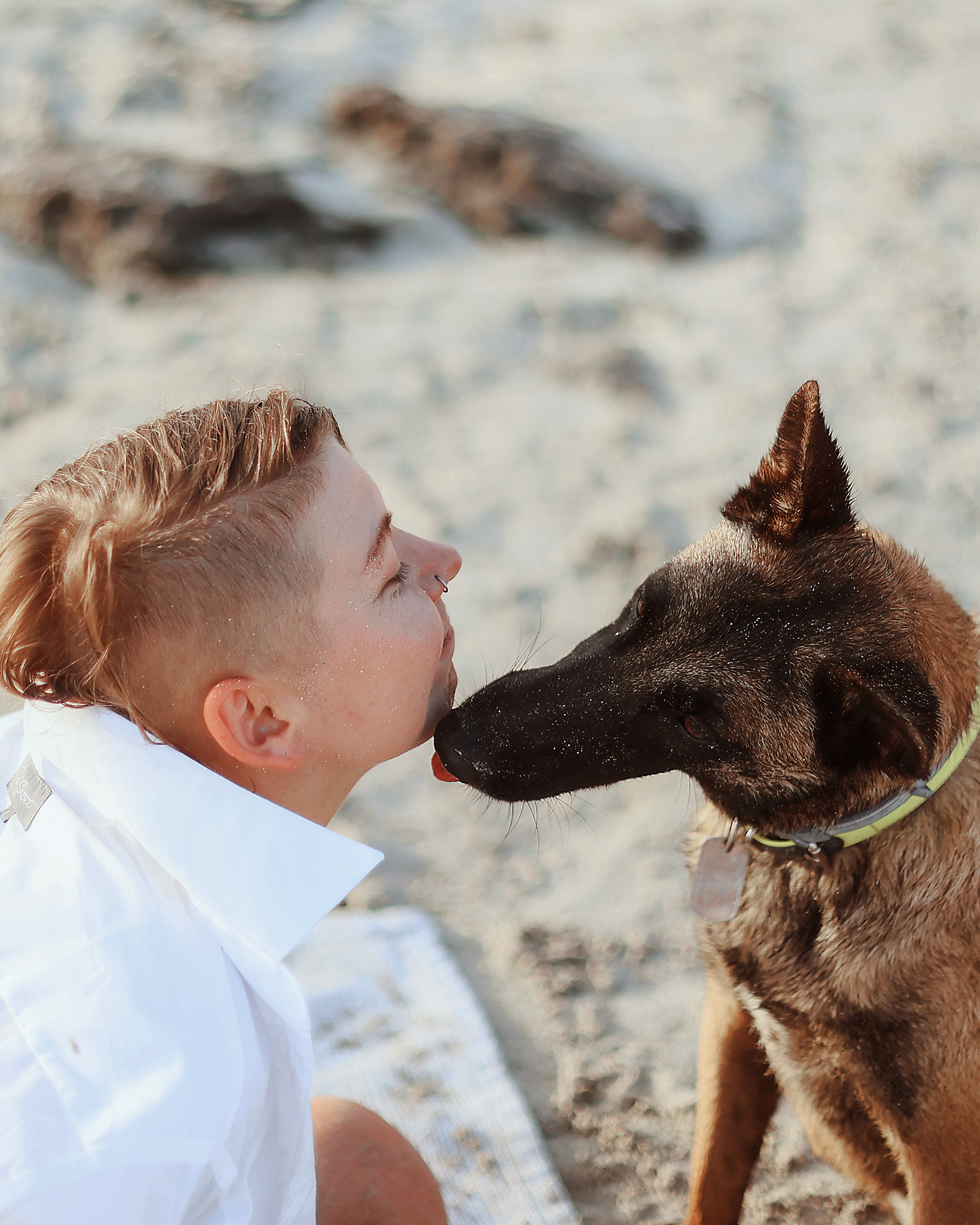 Photoshoot with a pet, Ayia Napa. May, 2022. Home