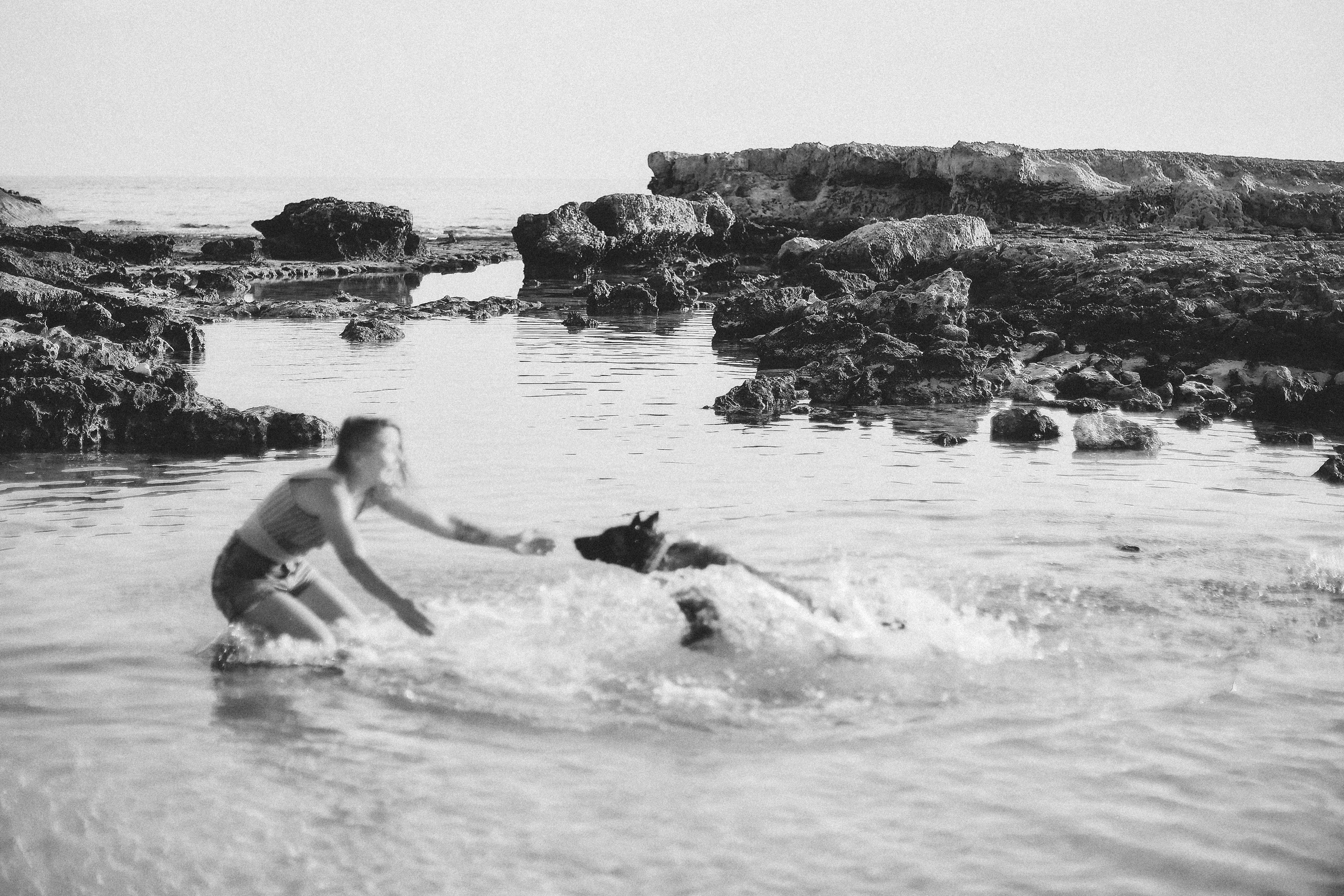 Photoshoot with a pet, Ayia Napa. May, 2022. Home