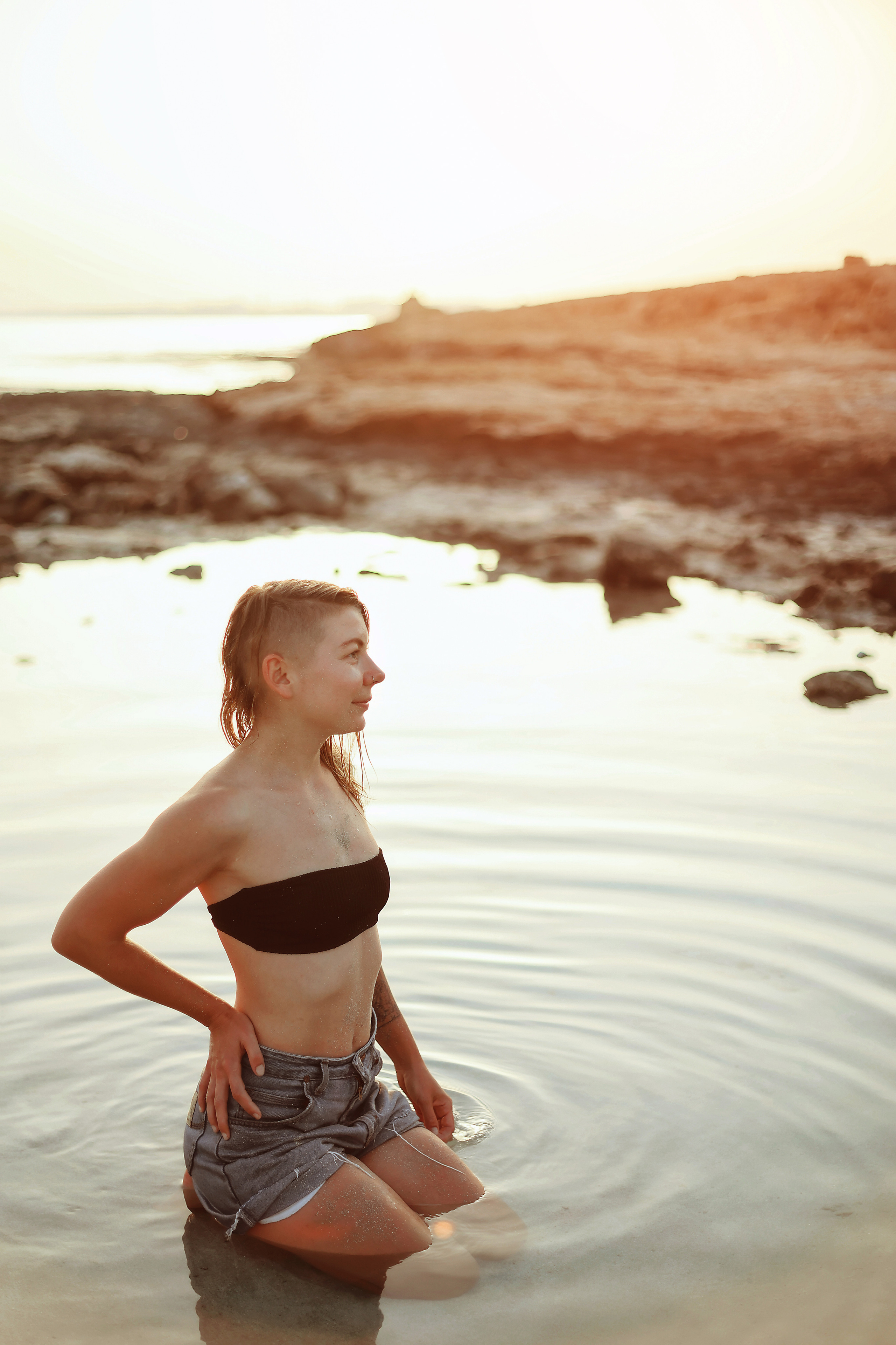 Photoshoot with a pet, Ayia Napa. May, 2022. Home