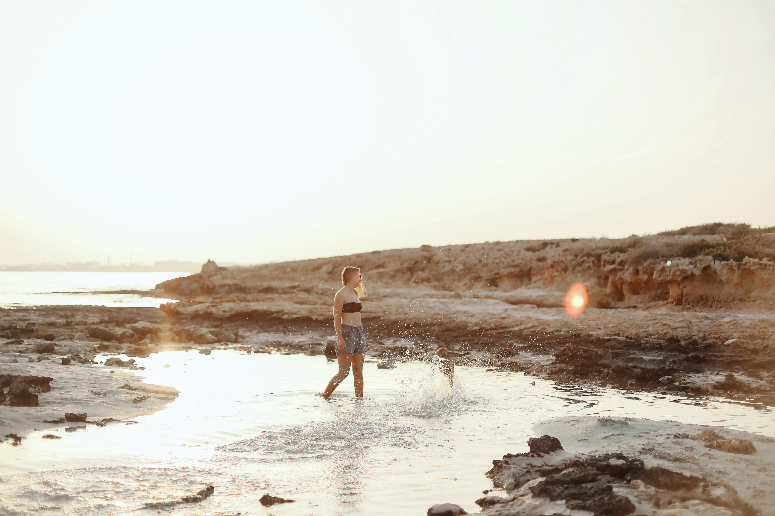 Photoshoot with a pet, Ayia Napa. May, 2022. Home