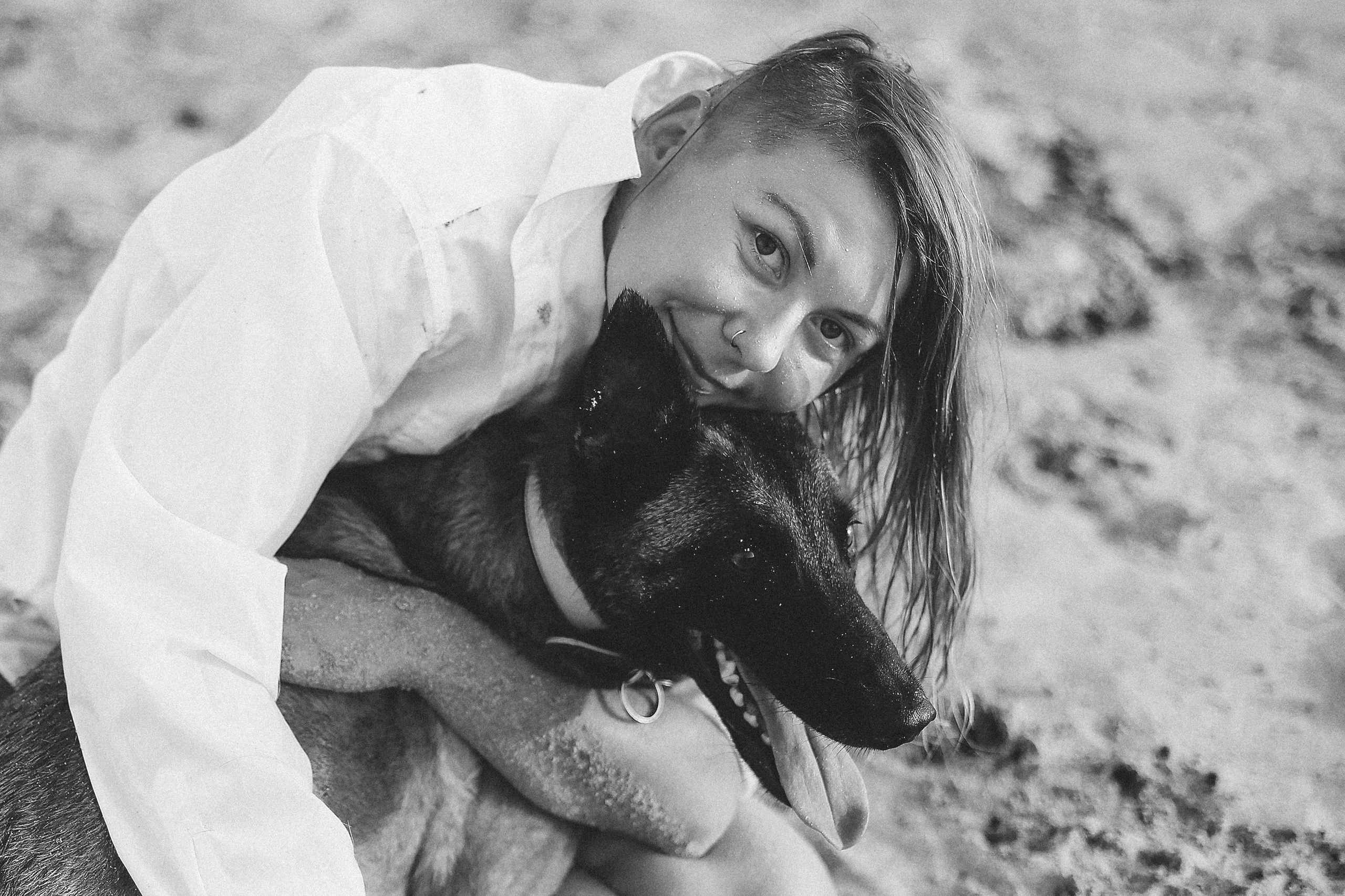 Photoshoot with a pet, Ayia Napa. May, 2022. Home