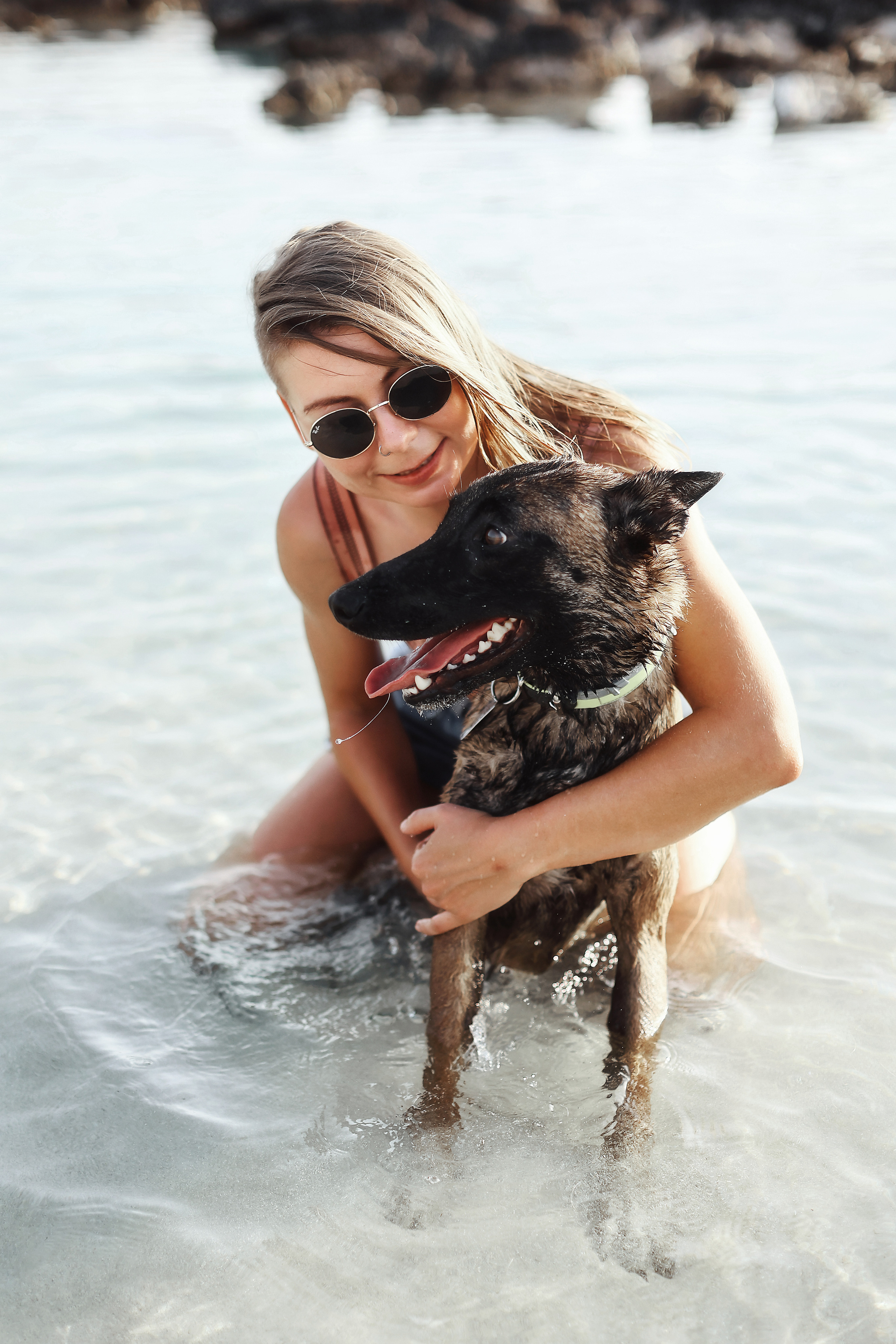 Photoshoot with a pet, Ayia Napa. May, 2022. Home