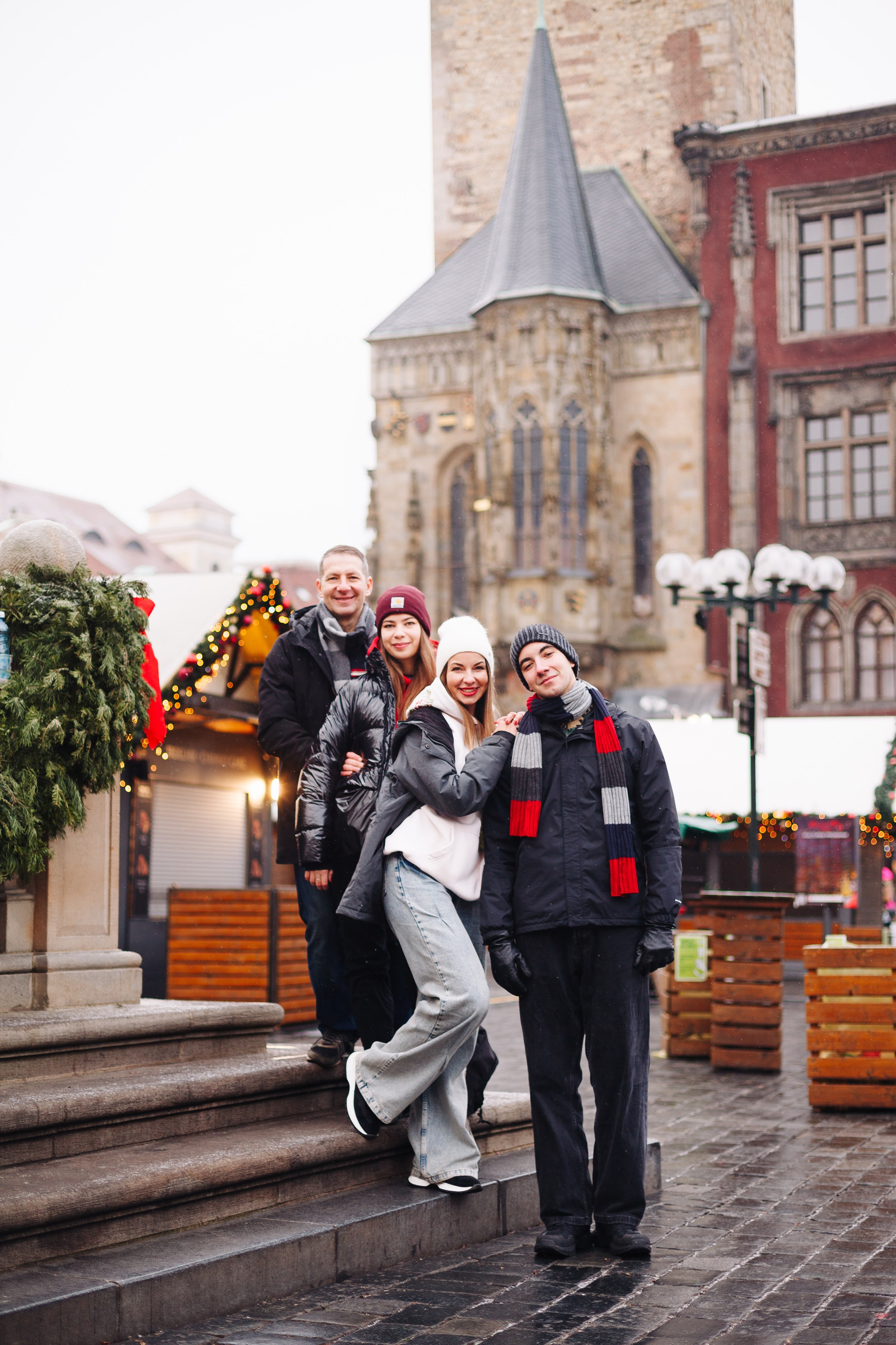 Olga & Vadim, Vlada & Mikchail. Photographer in Prague for tourists