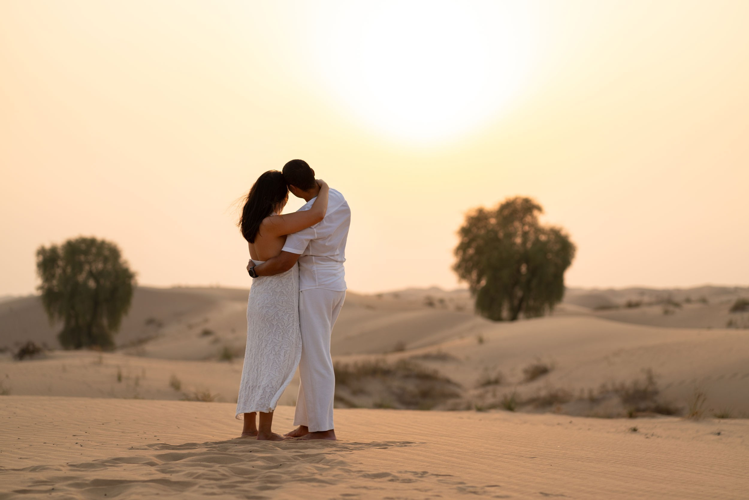 Sunset of Two Hearts. Angela Iakovleva — Family Photographer in Dubai