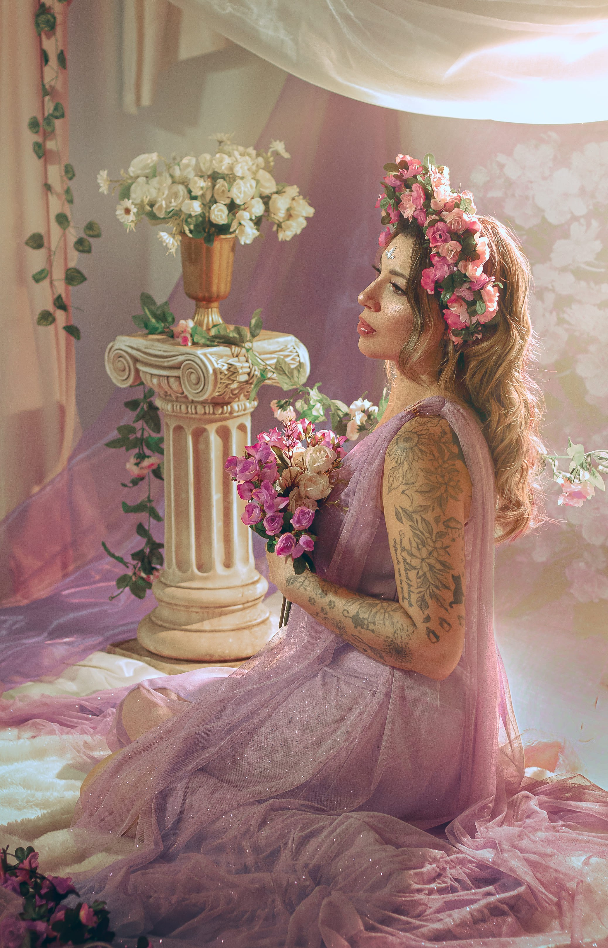 Ensaio Fine Art em Estúdio | Estilo Renascentista. Fotógrafa em são paulo — Fotos Autênticas