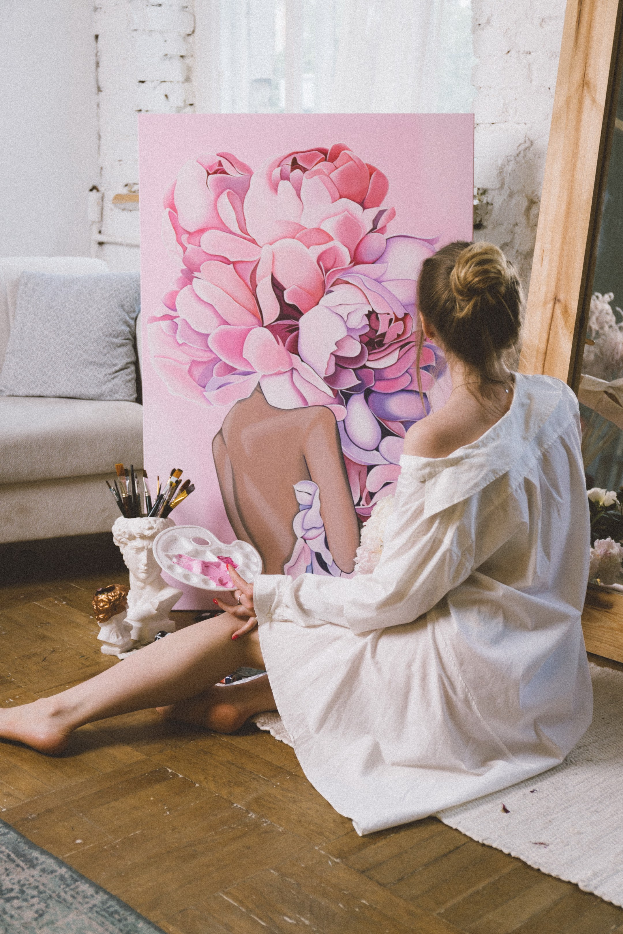 Алеся-фотосессия для художника. Фотограф Анна Кучерявая | Свадьбы и мероприятия в Дубае