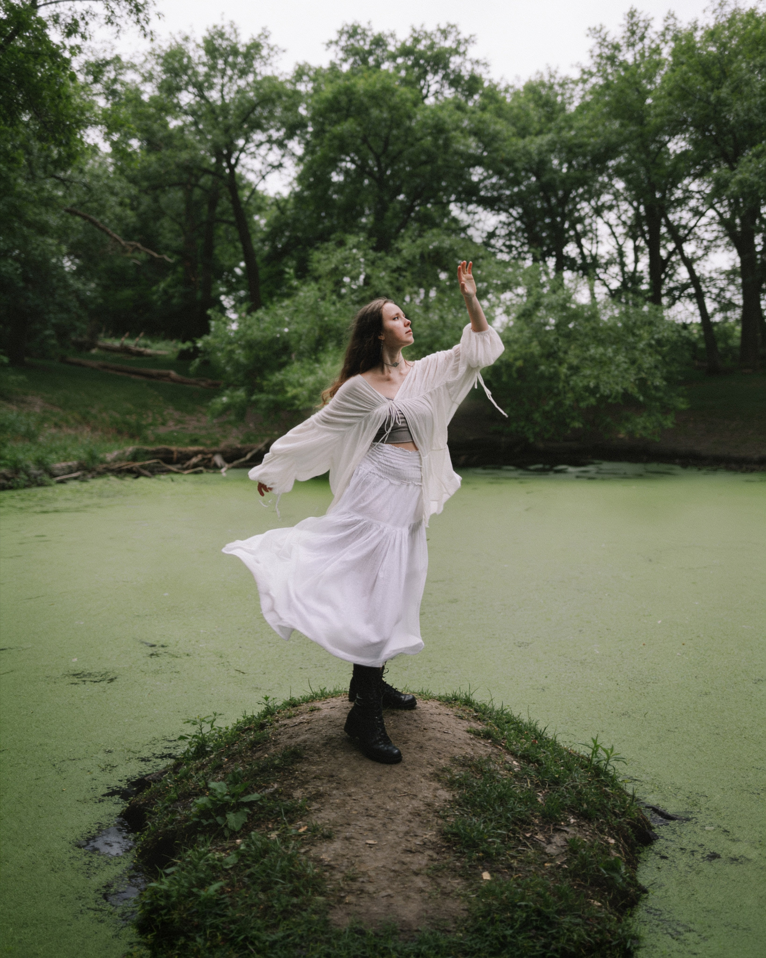 Moody Forest Princess Warrior Photoshoot. Moth & Moss Photography