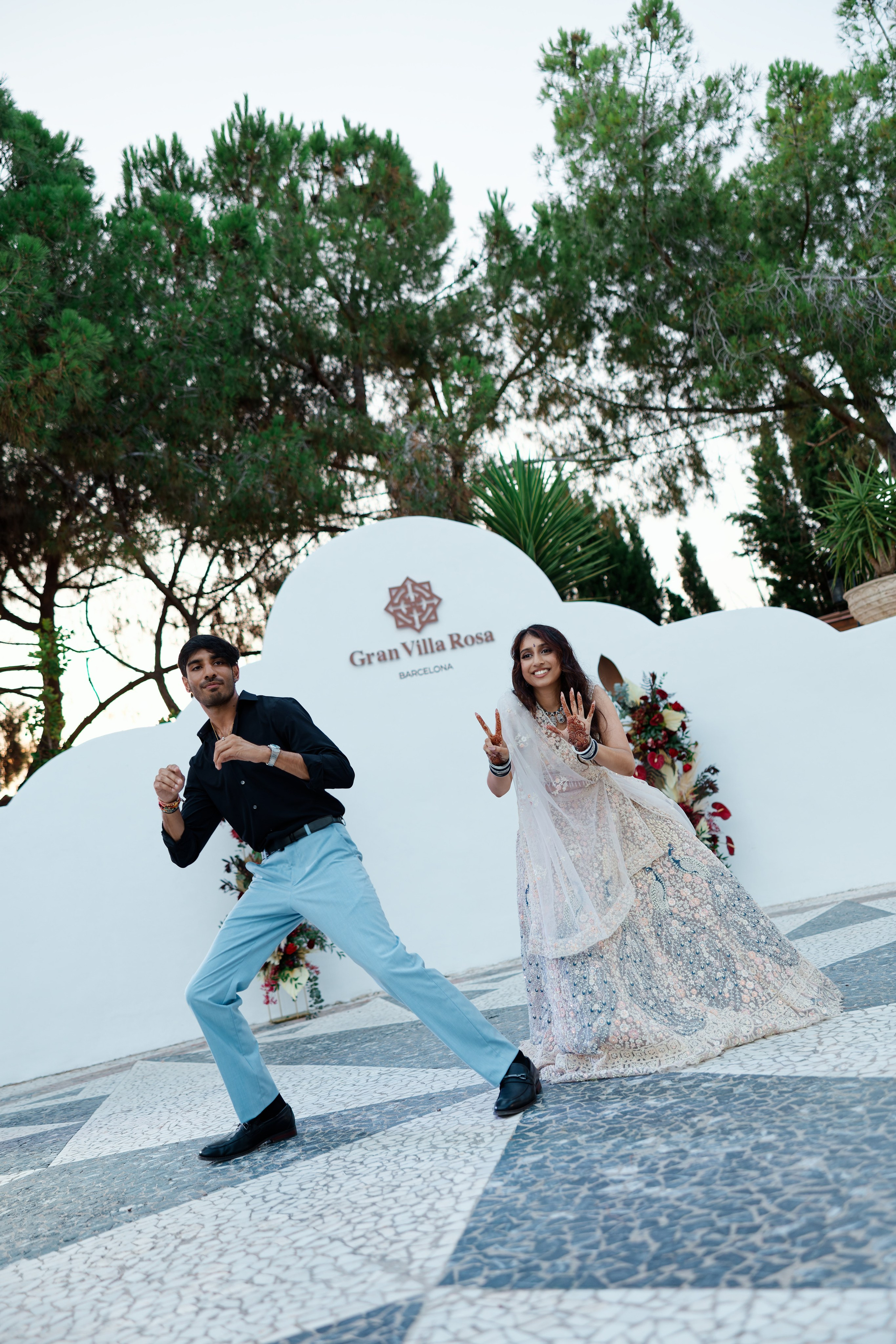 Indian wedding at Gran Villa Rosa, Barcelona