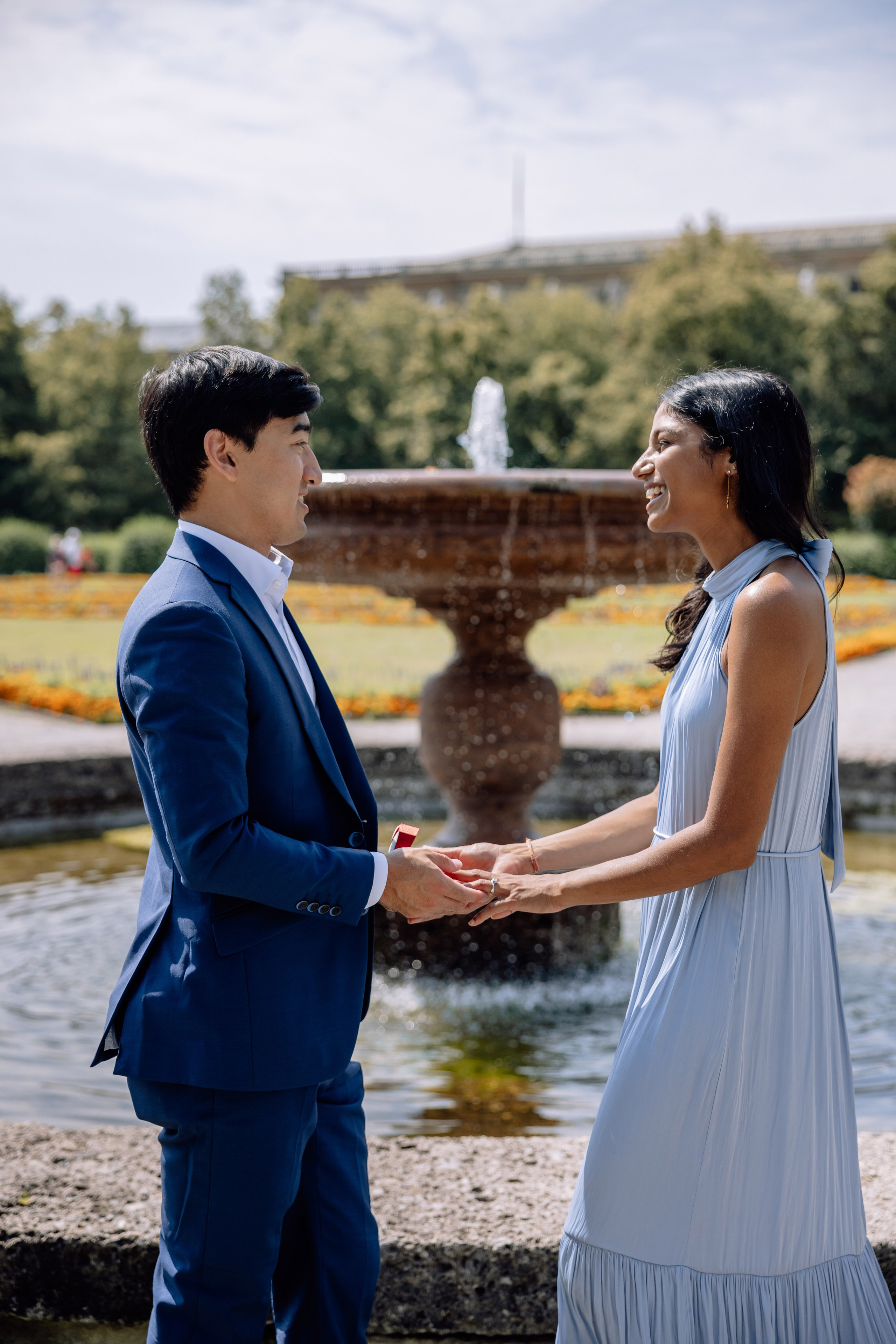 Verlobung Engagement. Hochzeitsfotograf München Taufe Familienfotograf Tanja Mauke