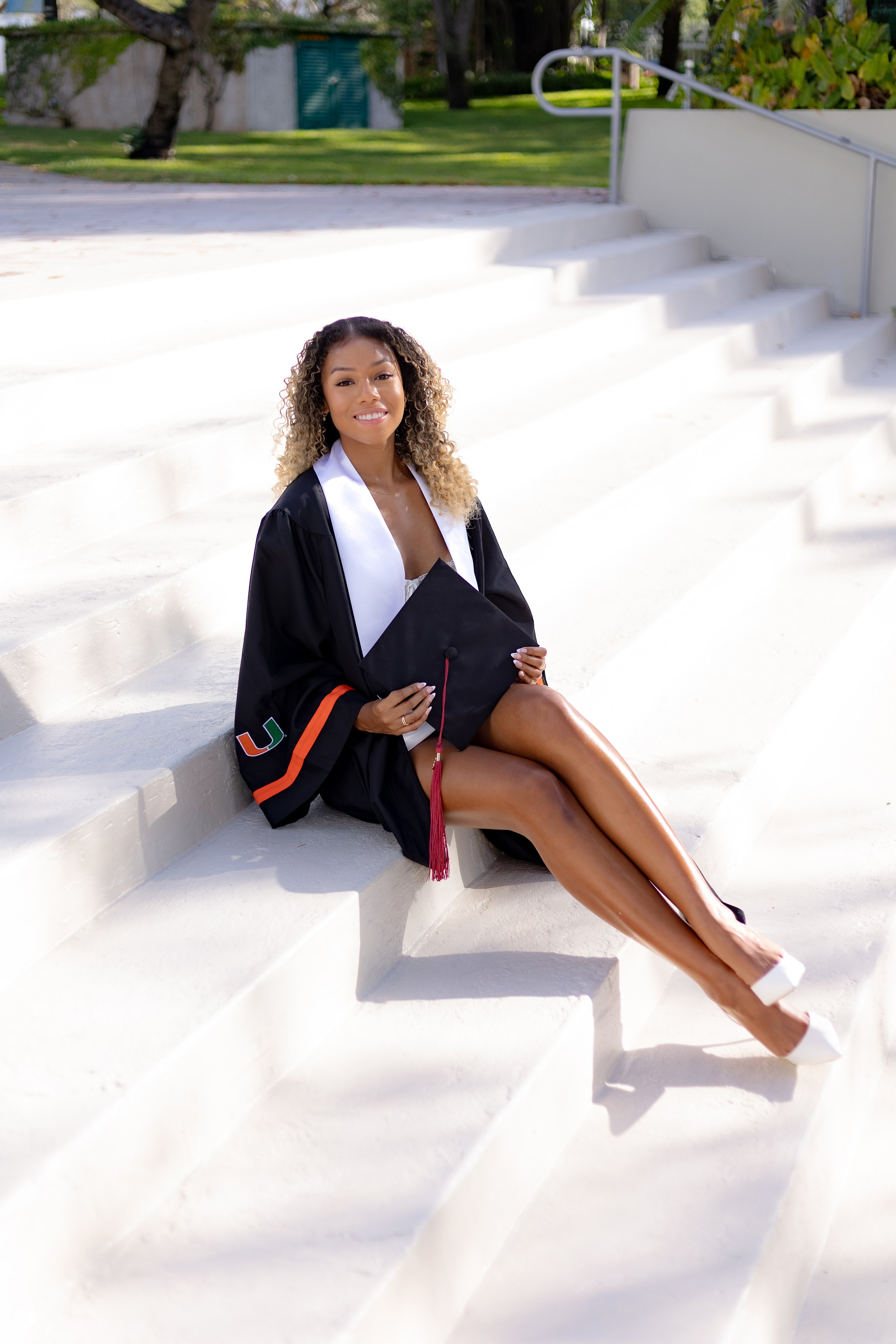 10 Spots For Graduation Photos At University of Miami. Portrait and graduation photographer Marina Simanava