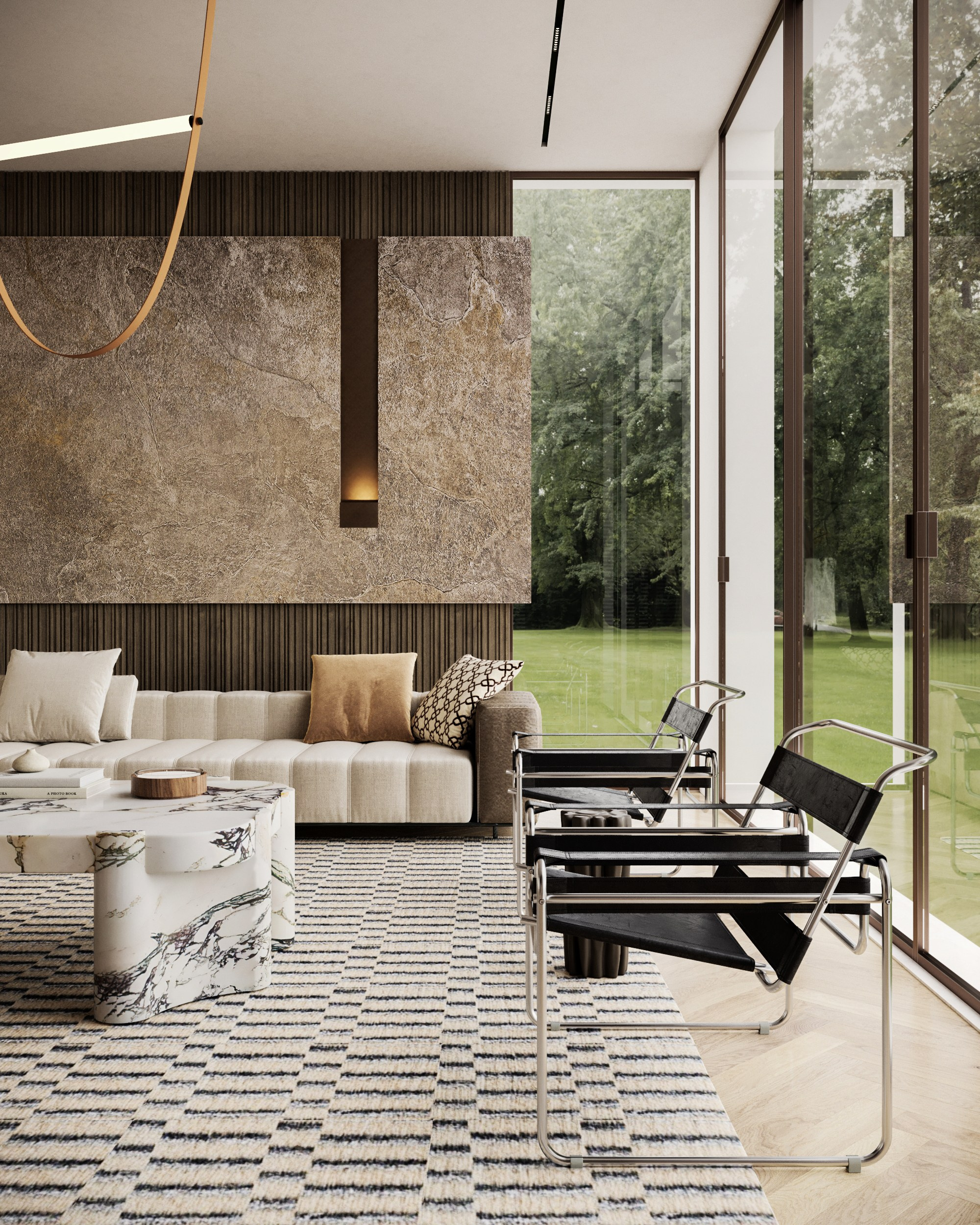 Villa in Dubai. Interior designer / visualizer Lisa Oputina