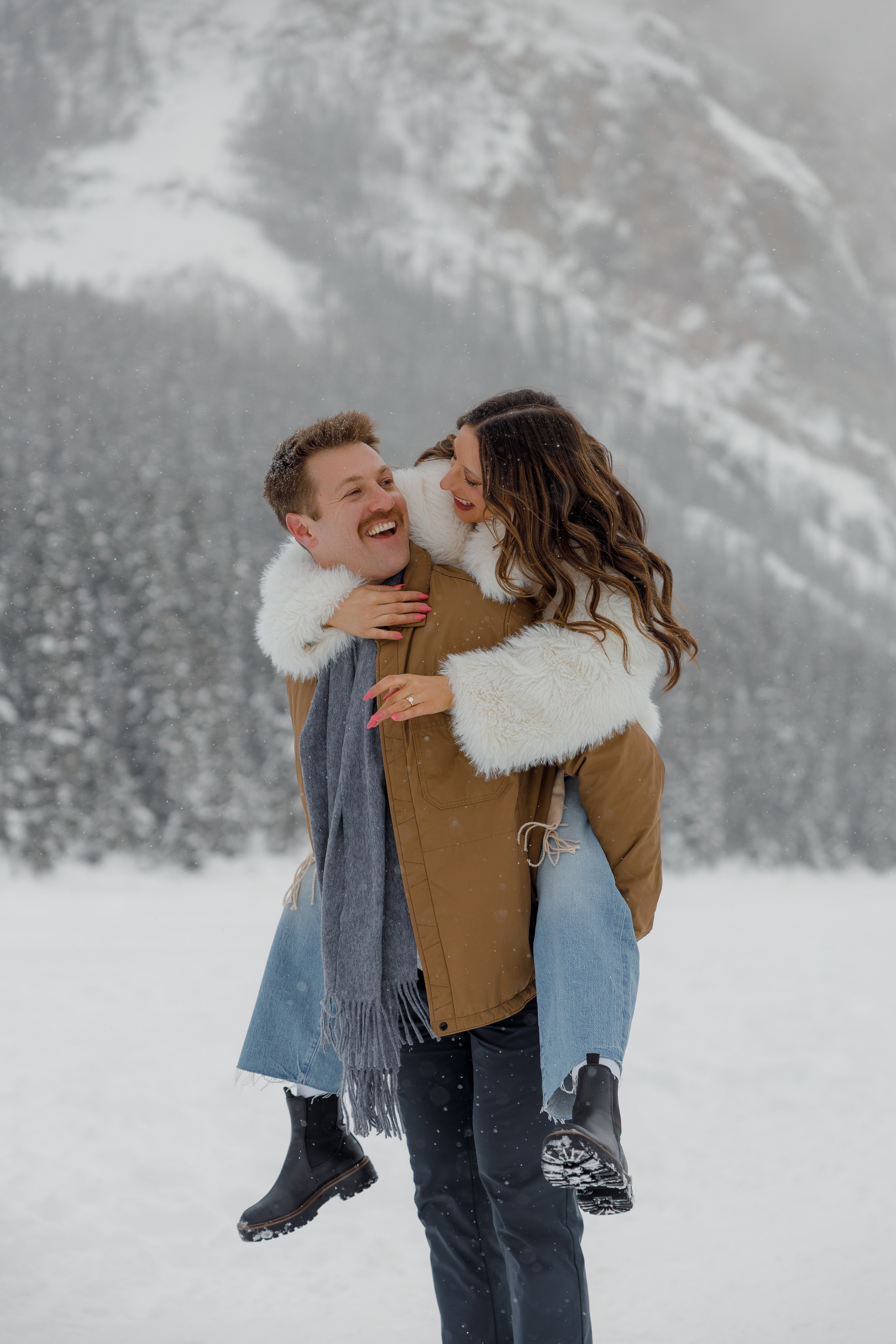 Lake Louise engagement session. Home