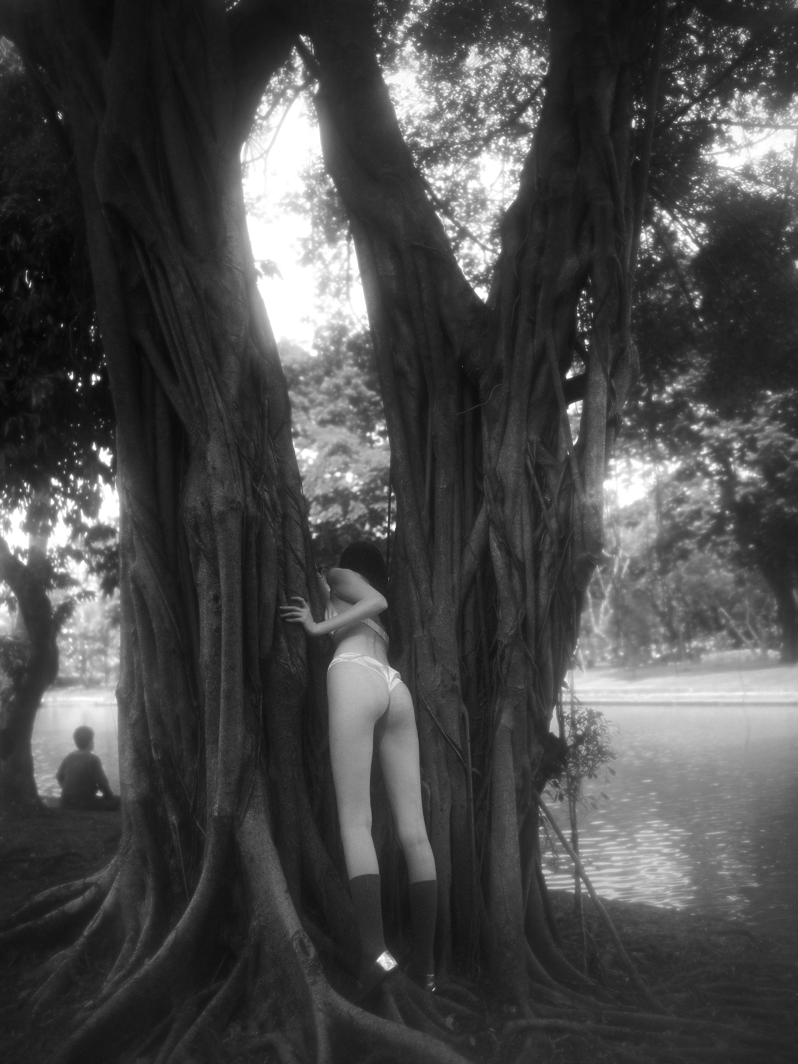 Test shoot in Chatuchak. Stylist