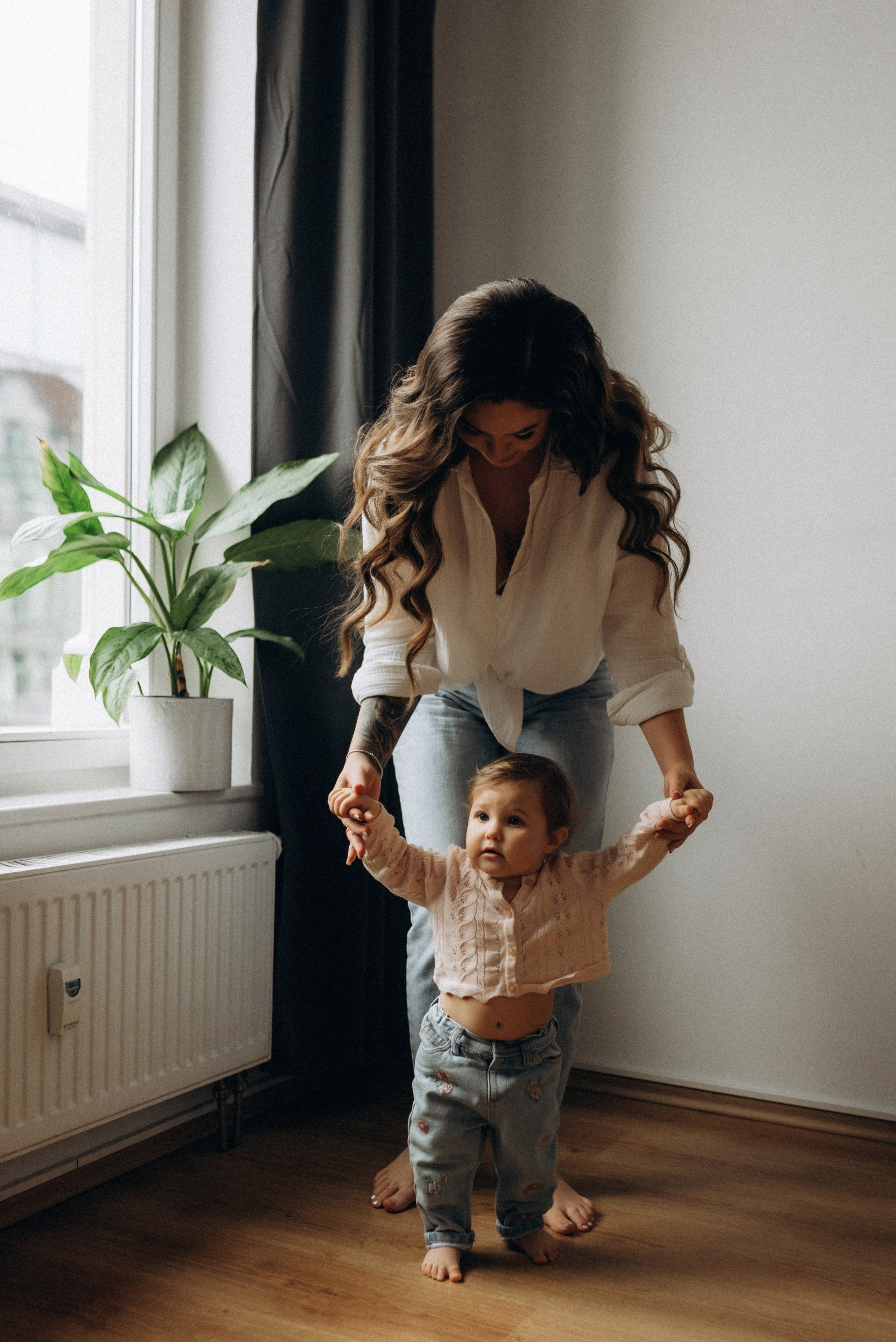 1 year old at home. Семейный фотограф Лейпциг, Германия