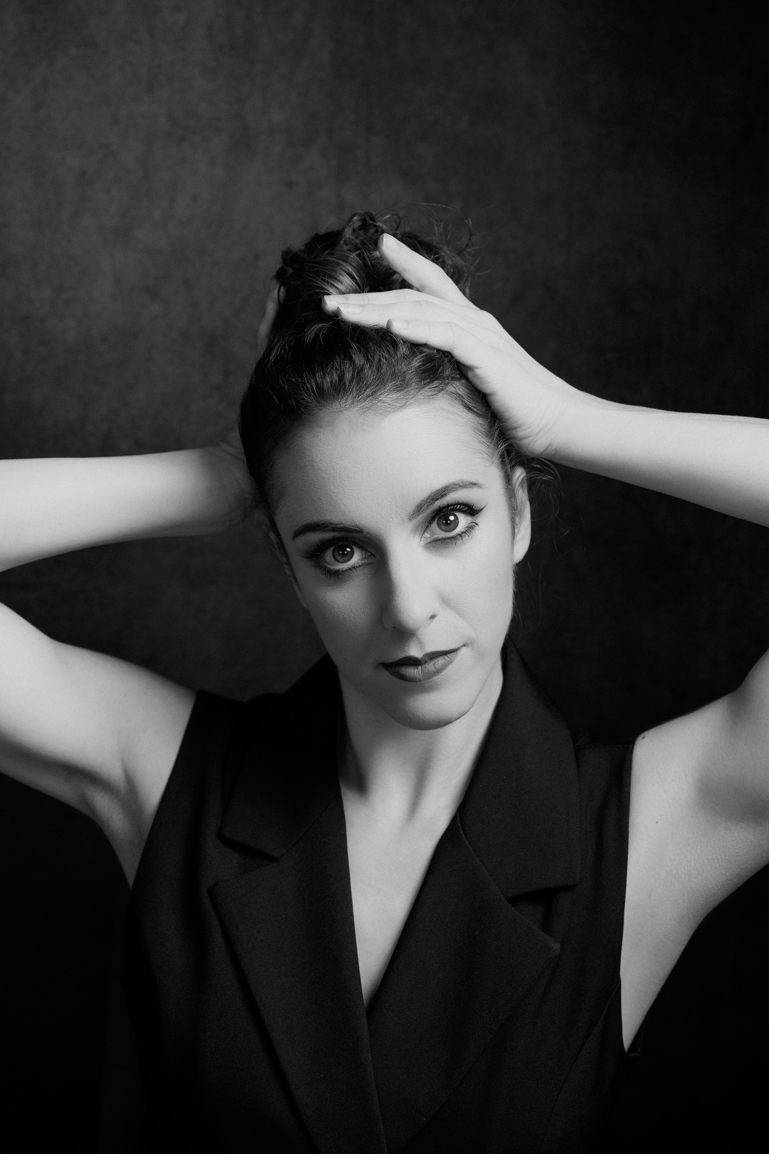 Elegant Black & White Portraits. Кристина Кожельцова — чёрно-белая портретная фотография в Лейпциге. Германия