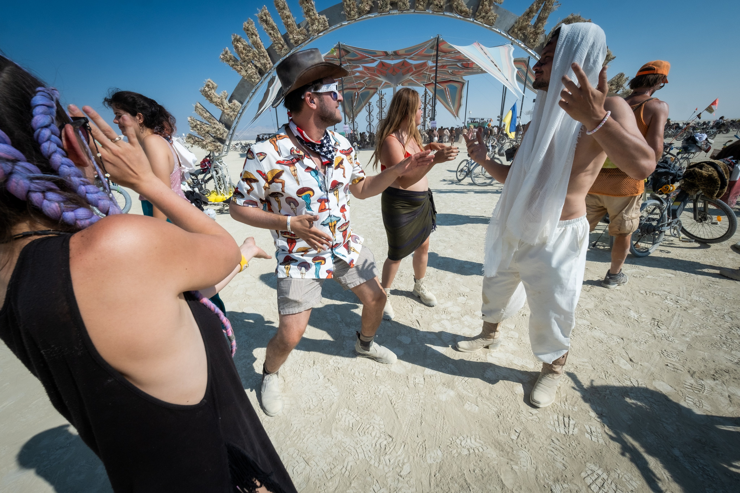 BURNING MAN 2024. Reportage concert portrait photography in the San Francisco Bay Area