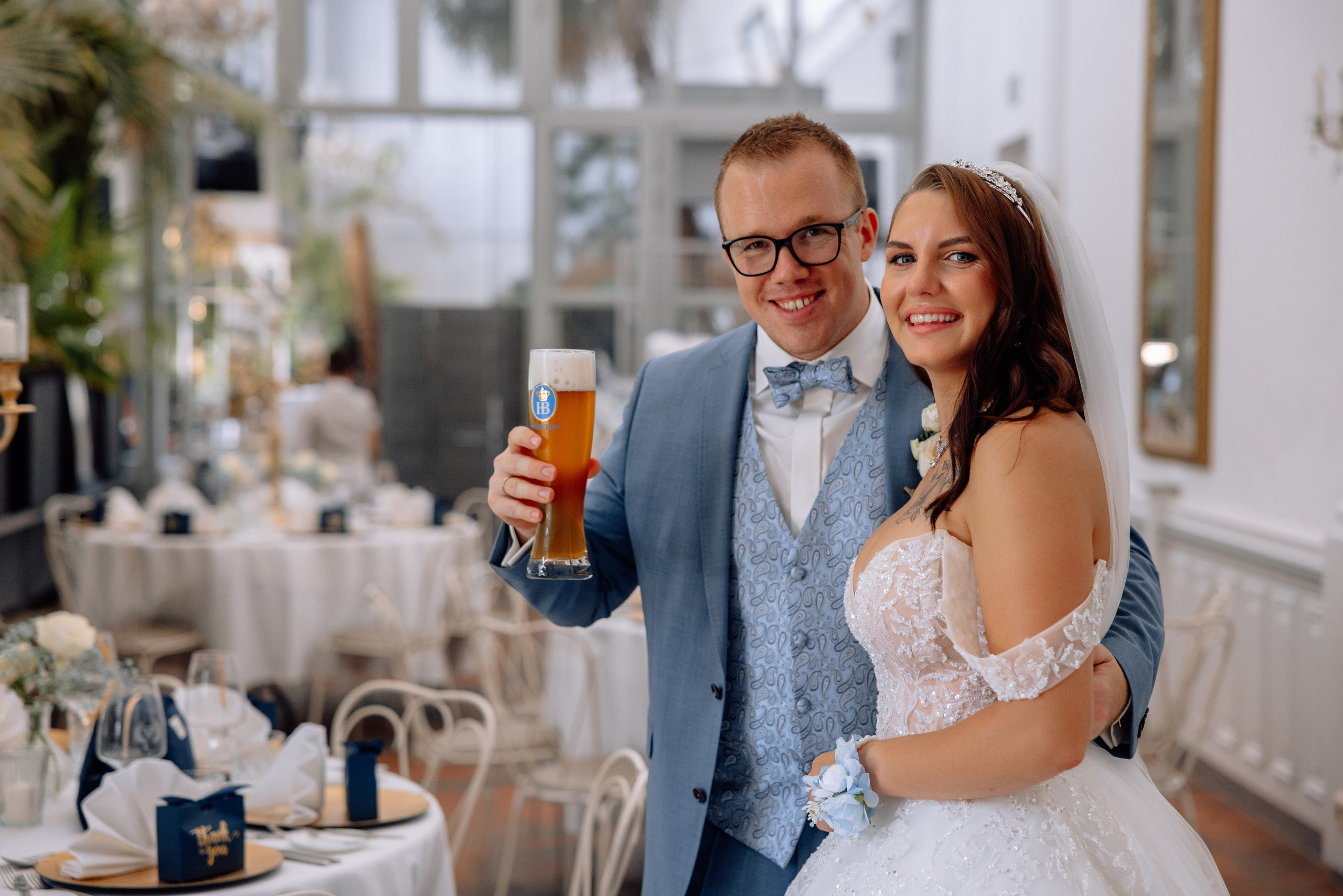 Hochzeit im Schlosscafé im Palmenhaus & Schloss Nymphenburg. Hochzeitsfotograf München Taufe Familienfotograf Tanja Mauke
