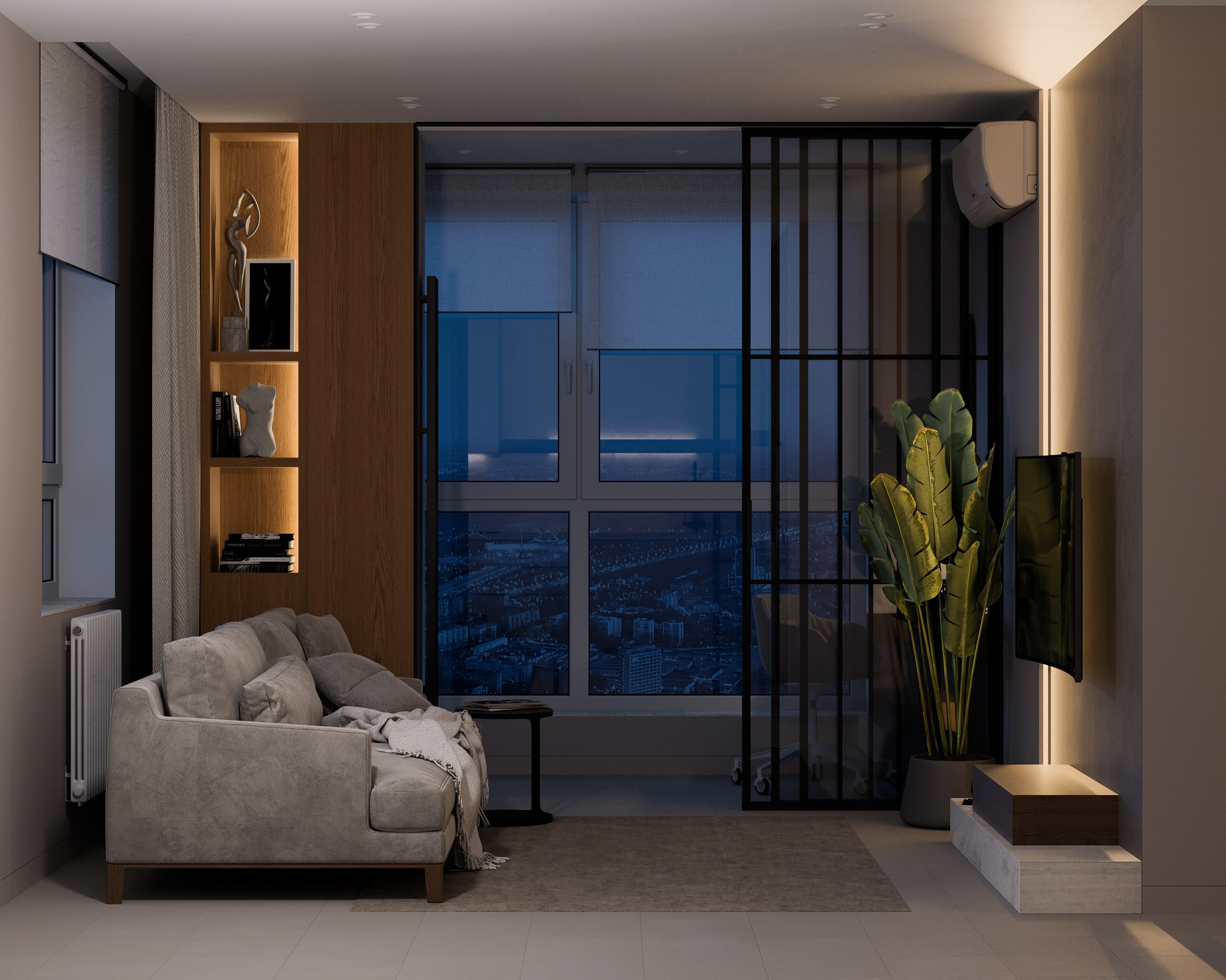 Квартира в Сургуте. ROMAN VISUAL| СОЗДАНИЕ ВЫСОКОКАЧЕСТВЕННОЙ 3D-ВИЗУАЛИЗАЦИИ