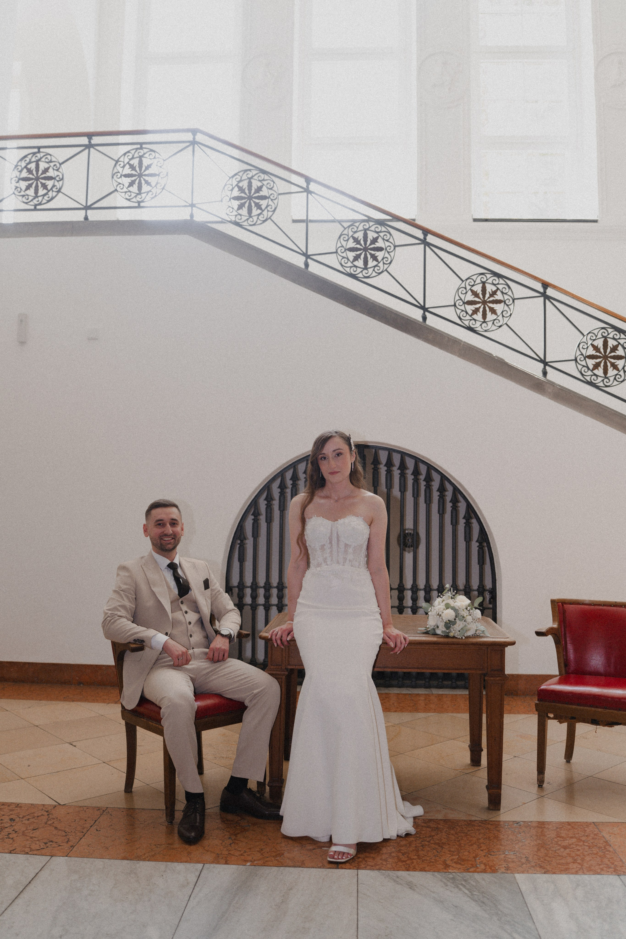 Anton & Jessica I Rathaus Mülheim an der Ruhr. Hochzeitsfotografin Bochum | Halyna Reiche Fotografie NRW