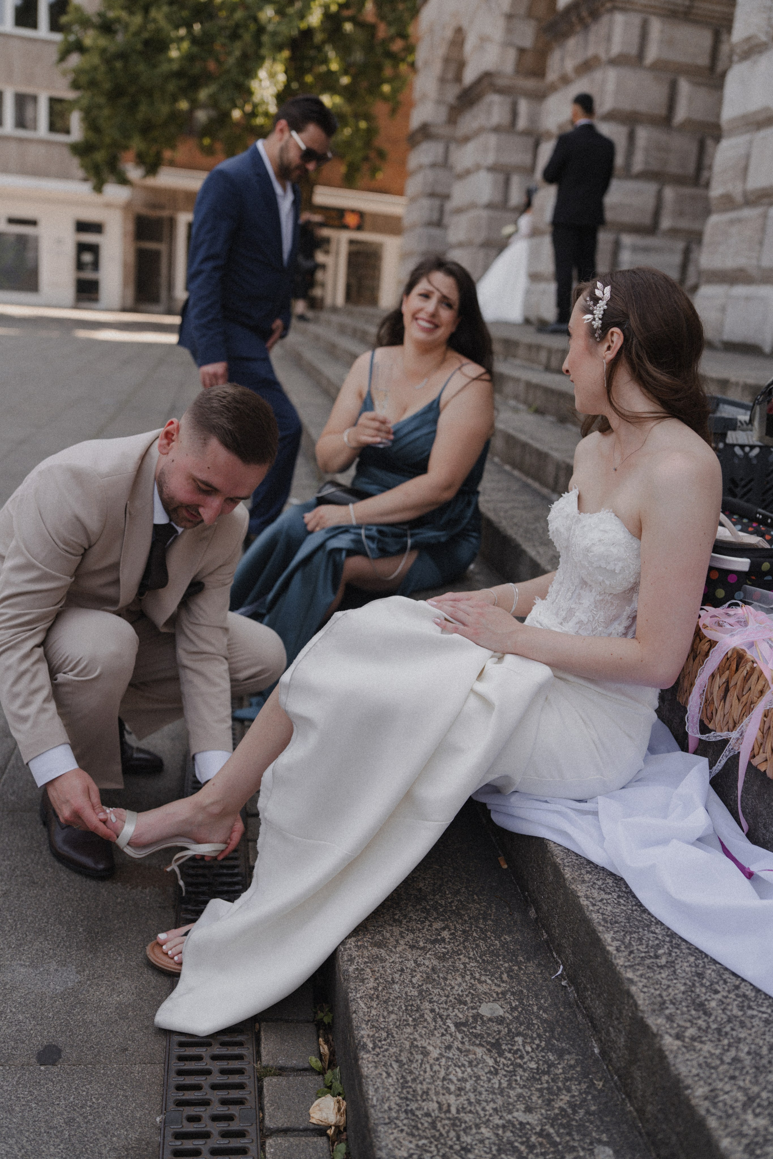 Anton & Jessica I Rathaus Mülheim an der Ruhr. Hochzeitsfotografin Bochum | Halyna Reiche Fotografie NRW