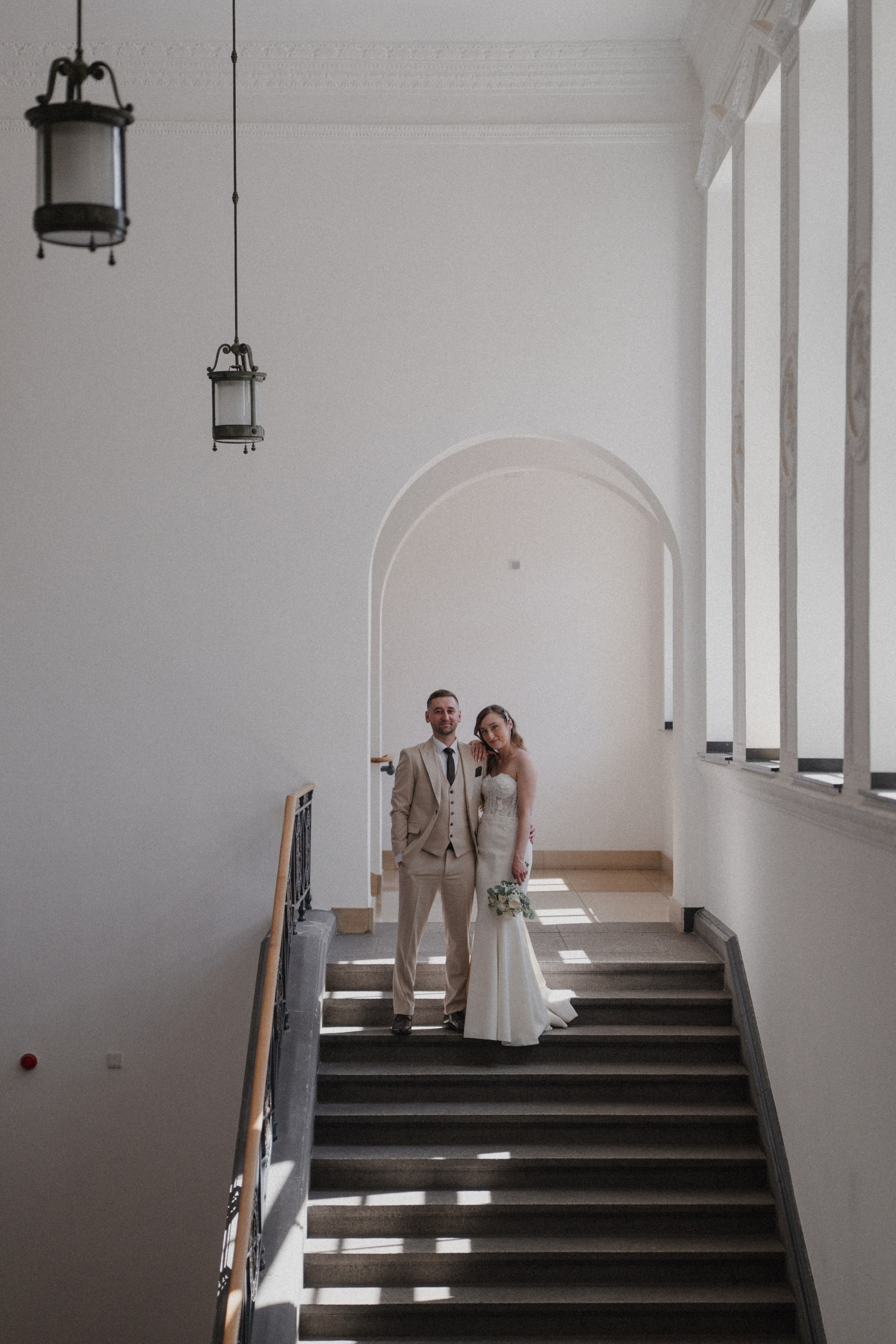 Anton & Jessica I Rathaus Mülheim an der Ruhr. Hochzeitsfotografin Bochum | Halyna Reiche Fotografie NRW