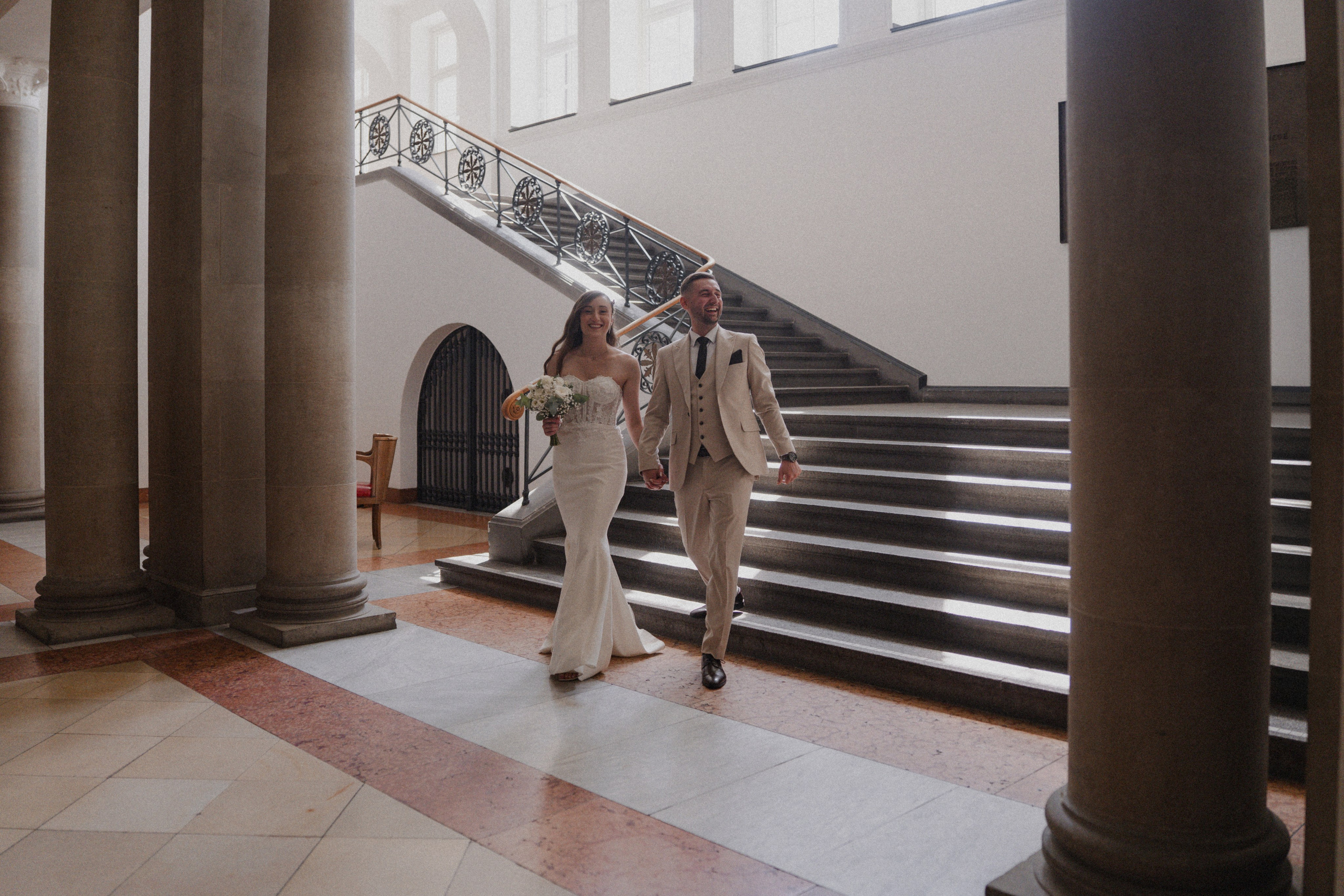 Anton & Jessica I Rathaus Mülheim an der Ruhr. Hochzeitsfotografin Bochum | Halyna Reiche Fotografie NRW