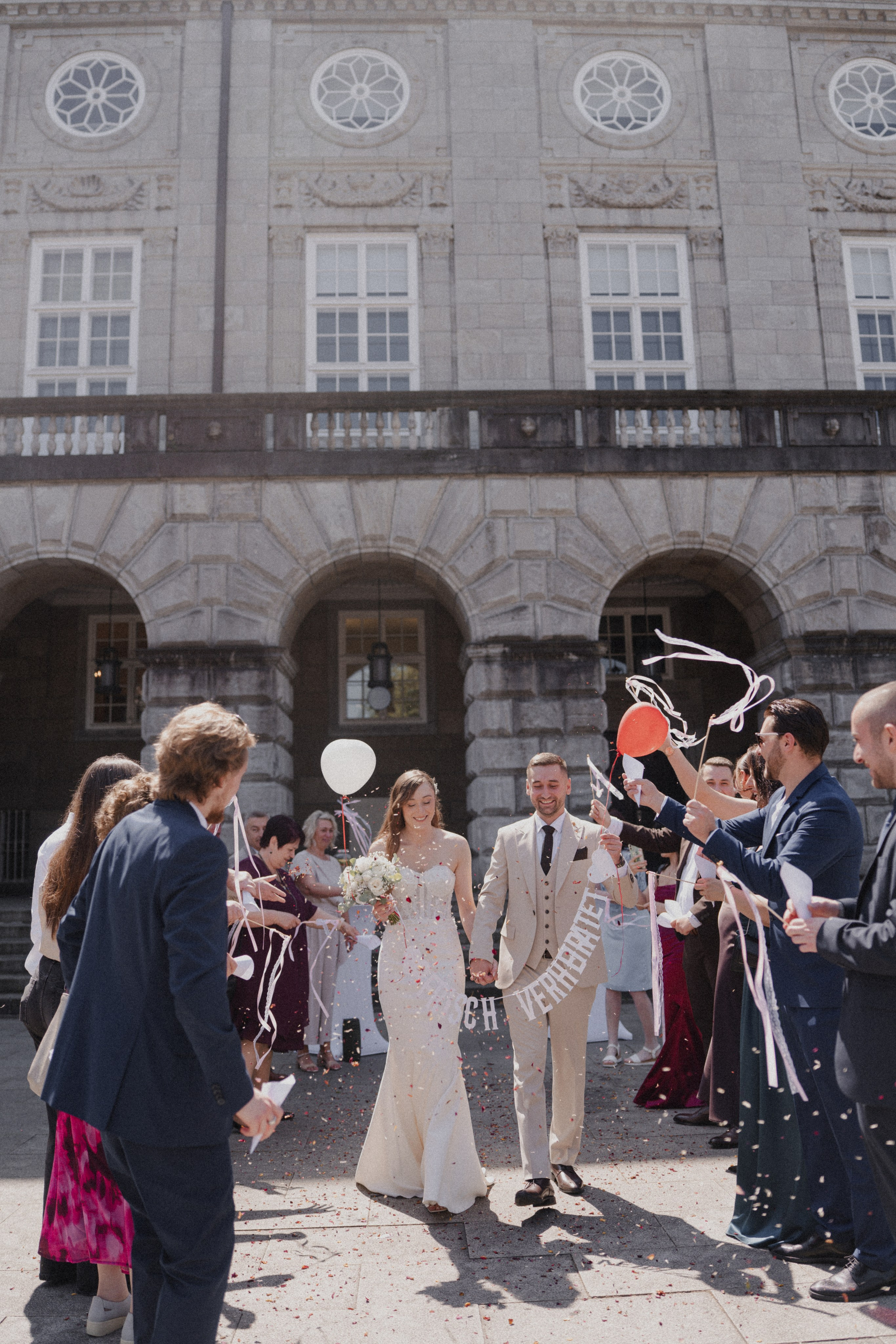 Anton & Jessica I Rathaus Mülheim an der Ruhr. Hochzeitsfotografin Bochum | Halyna Reiche Fotografie NRW