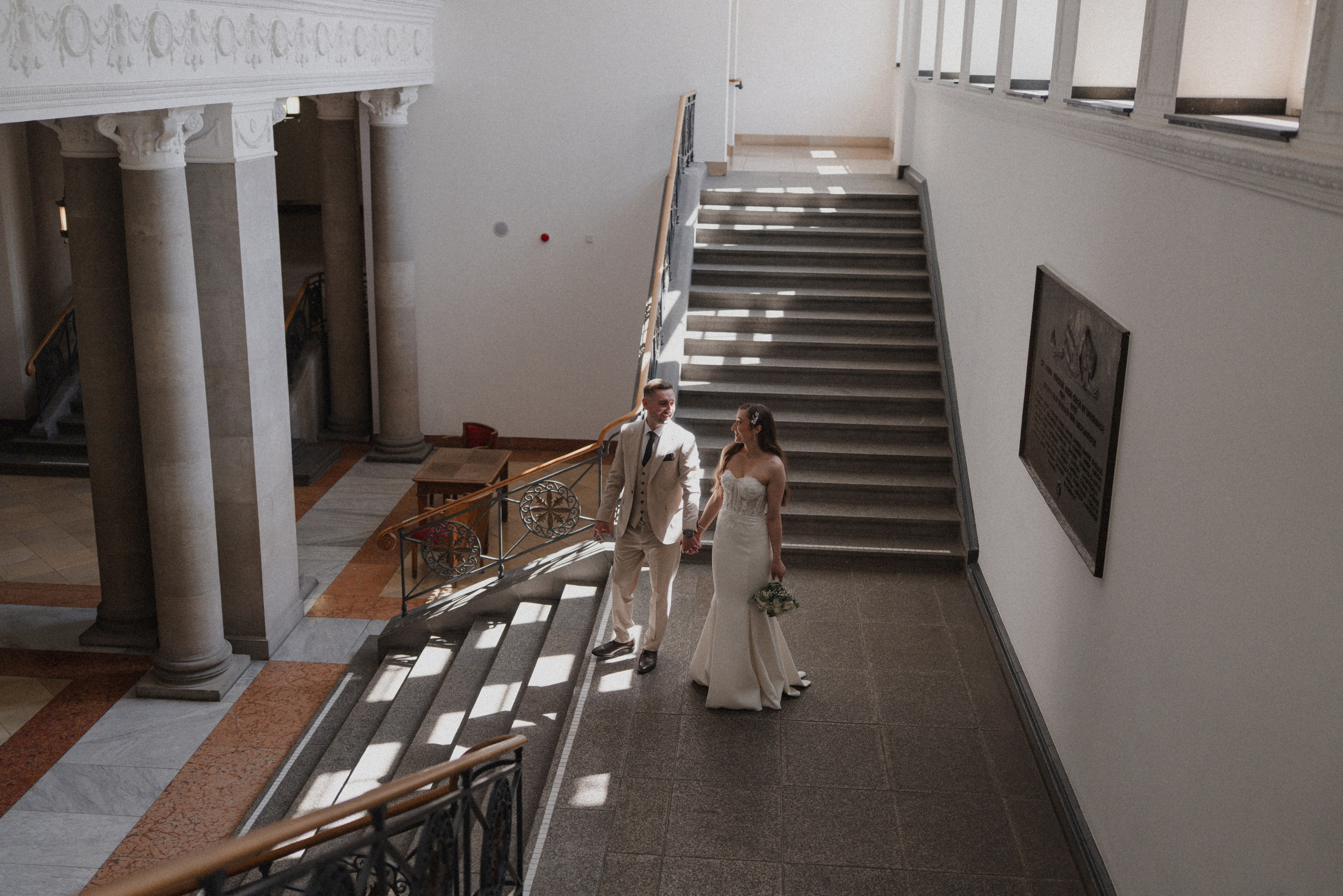 Anton & Jessica I Rathaus Mülheim an der Ruhr. Hochzeitsfotografin Bochum | Halyna Reiche Fotografie NRW
