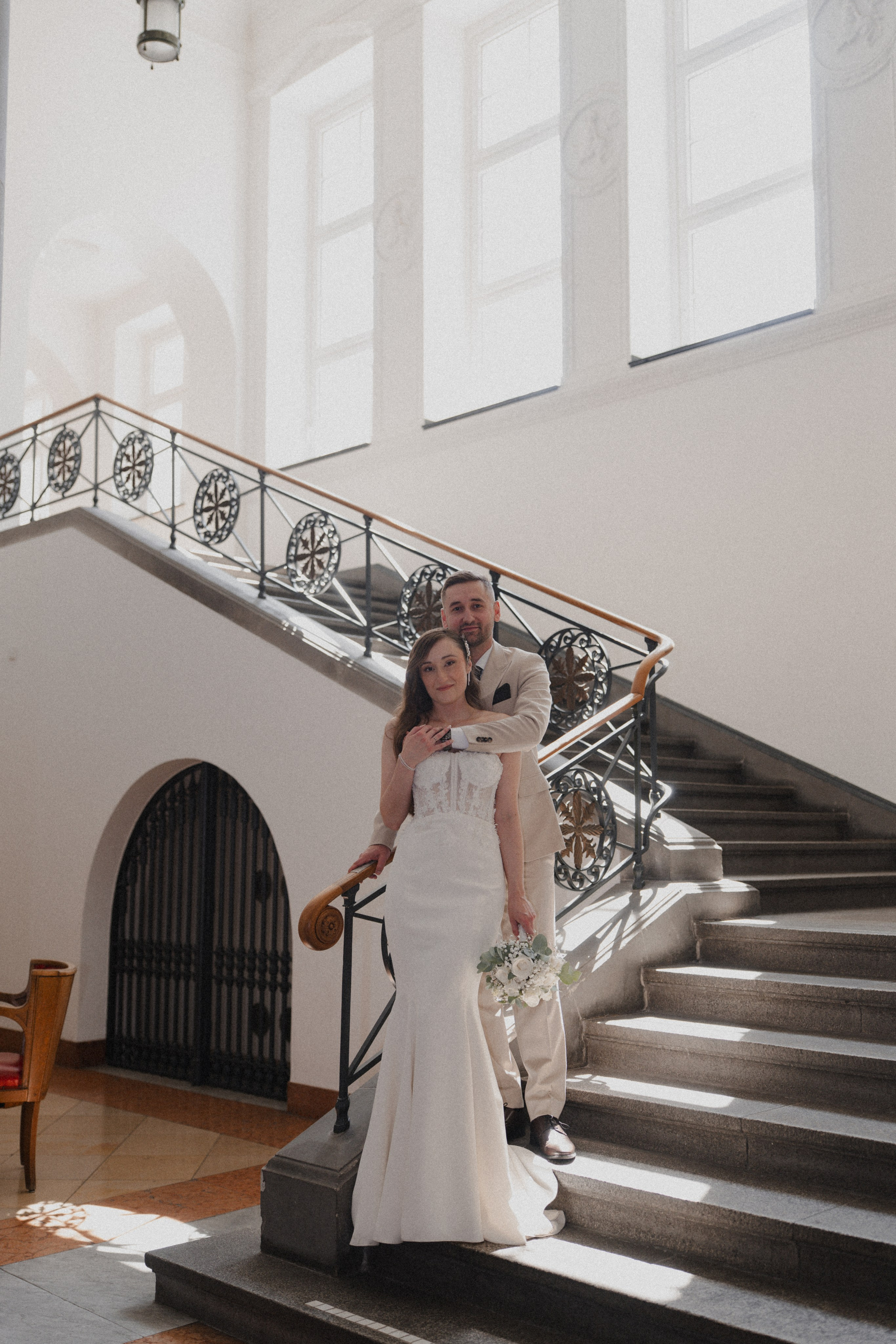Anton & Jessica I Rathaus Mülheim an der Ruhr. Hochzeitsfotografin Bochum | Halyna Reiche Fotografie NRW
