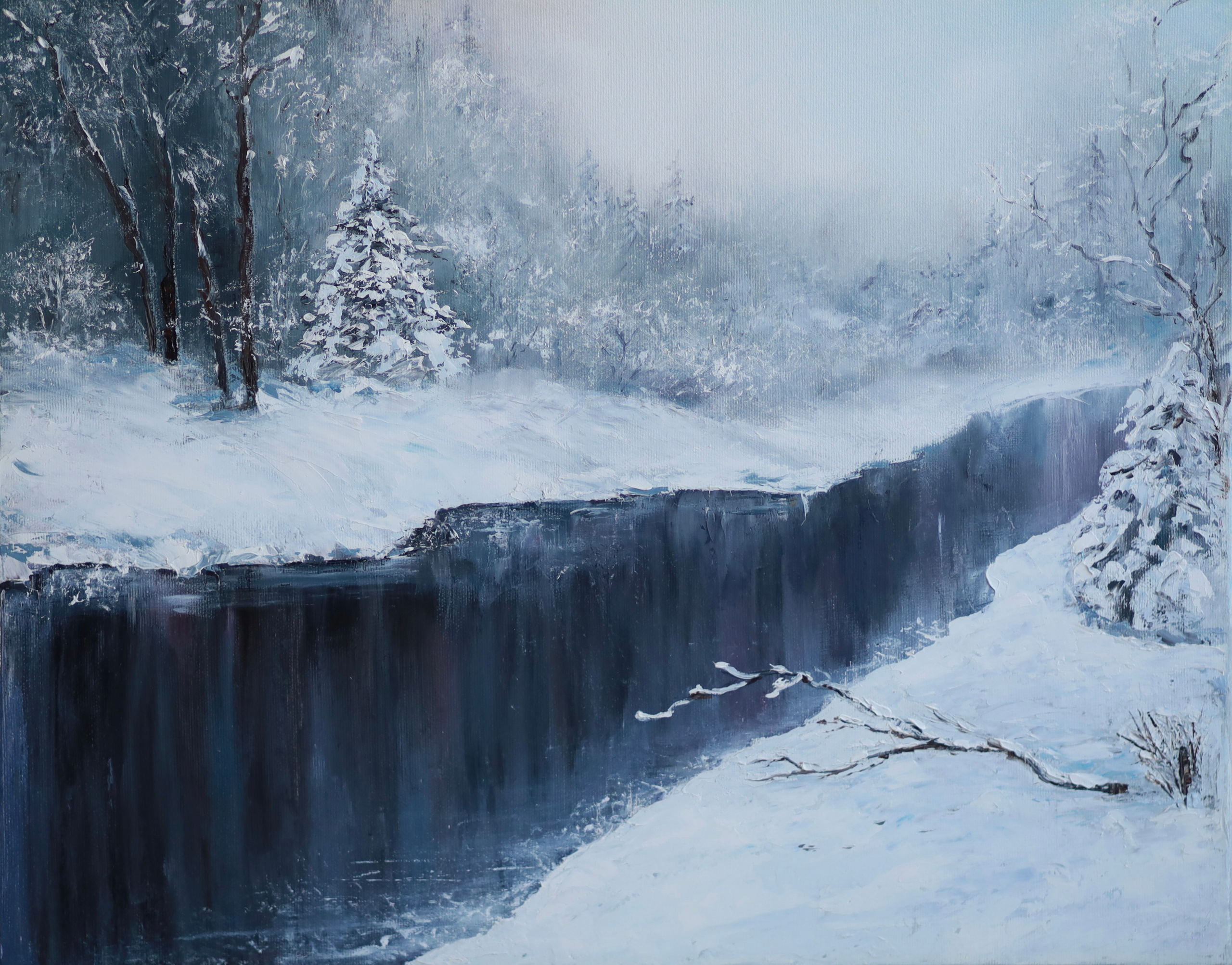 ZIMNÍ RAPSODIE (převzato z výukového videa I. Sacharova). GALA художник из г. Харьков в Чехии