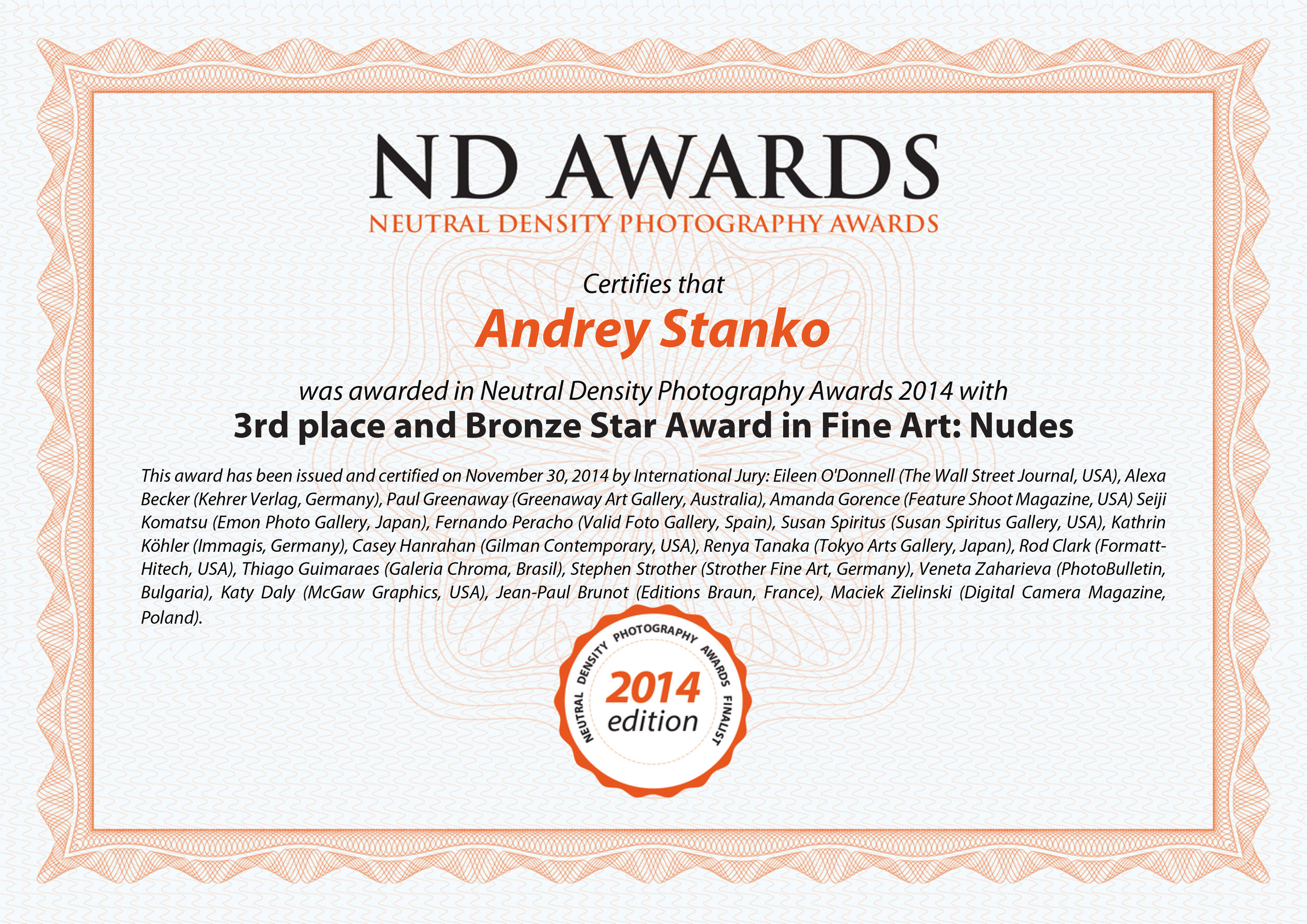 AWARDS. Awards winning photographer in Kauai, Hawaii