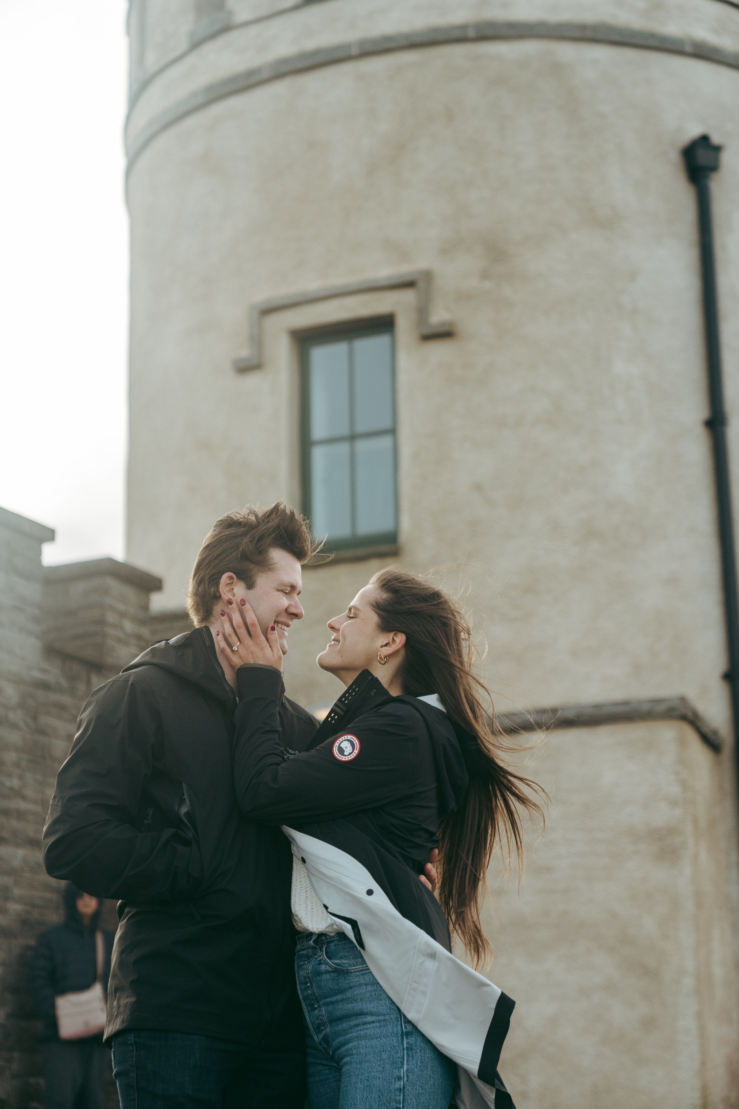 Proposal at Cliffs Moher. Wedding and family photographer Ireland