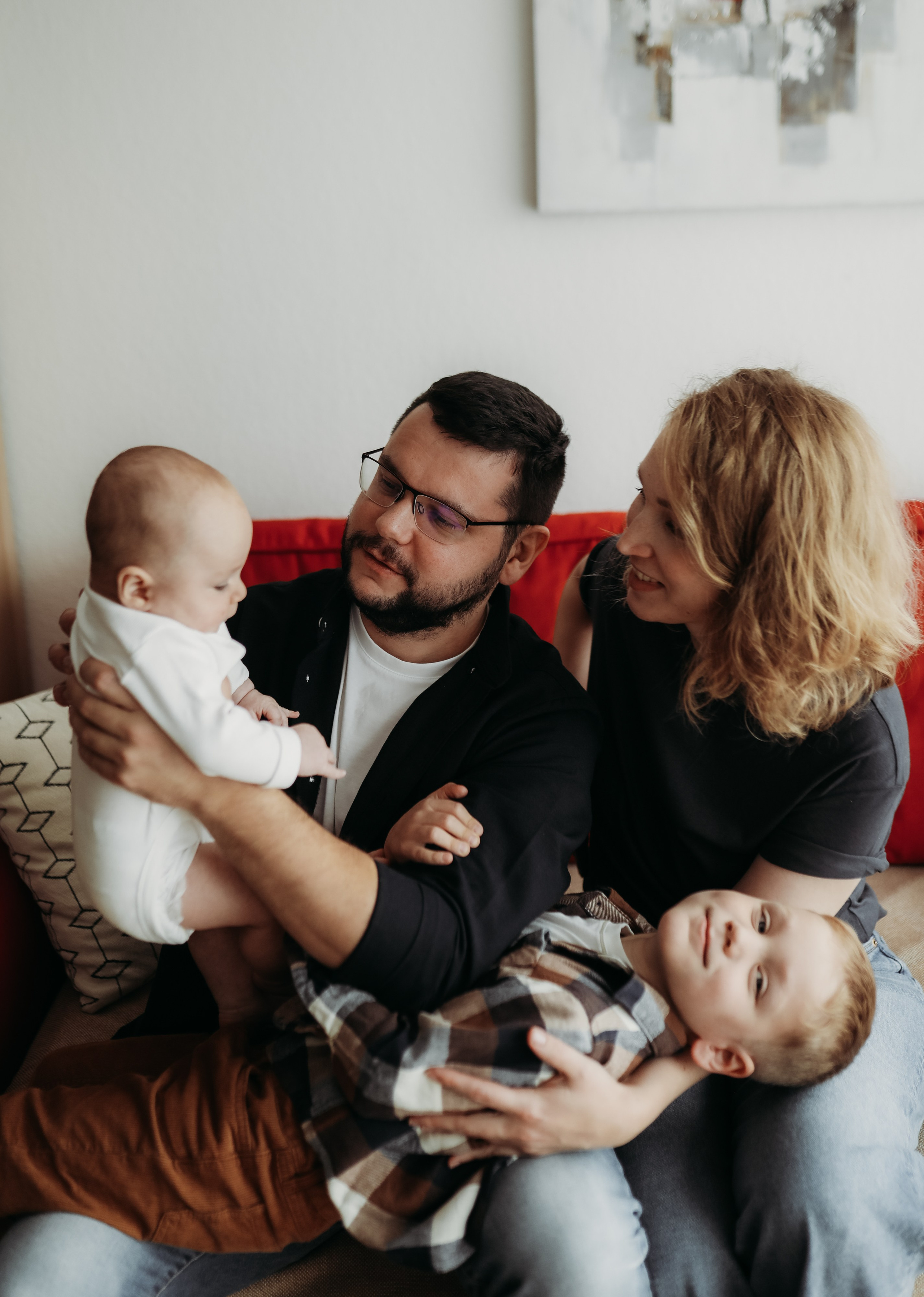Familienfotograf Haßloch – Homestory Fotoshooting im eigenen Zuhause