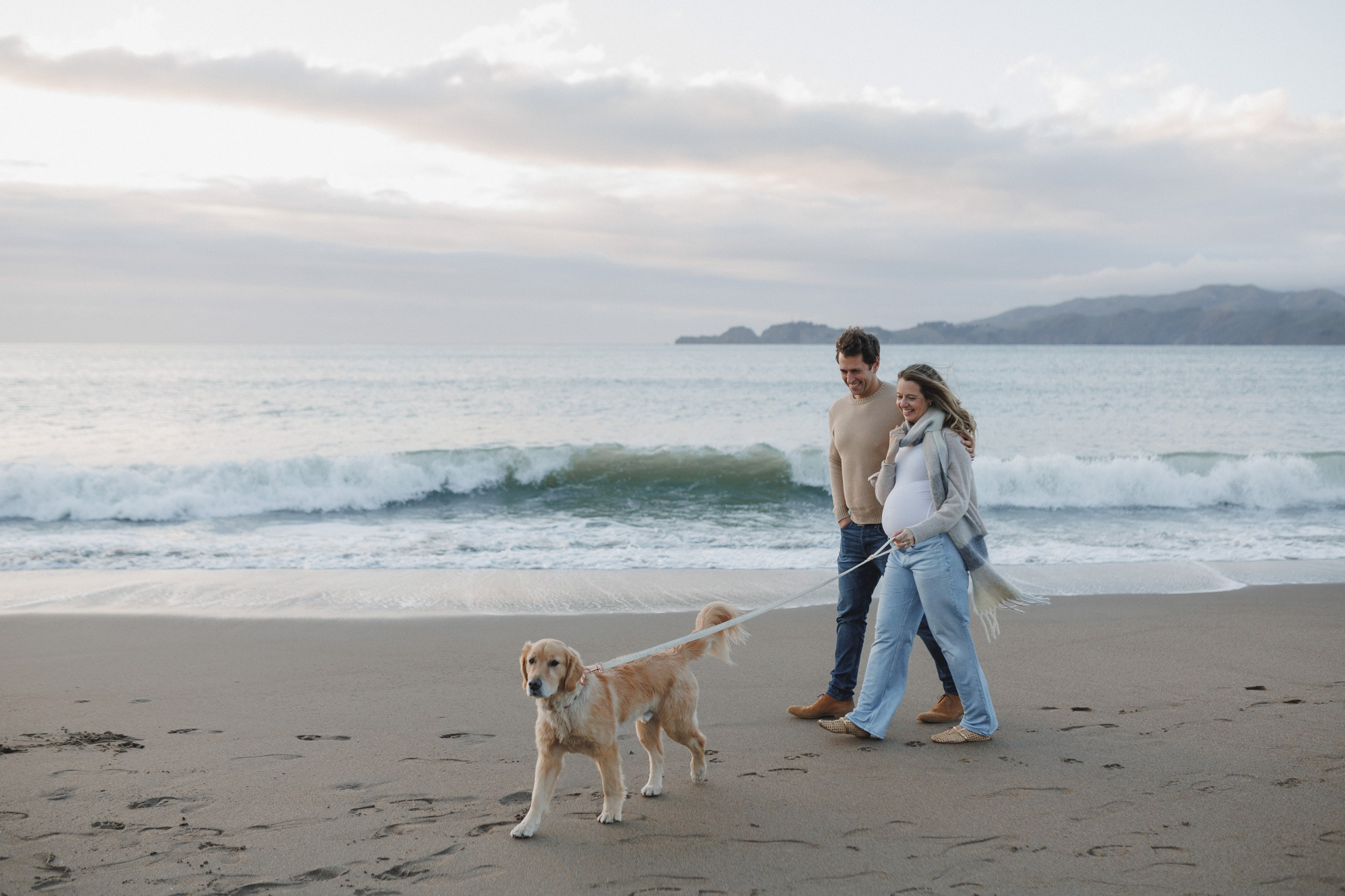 Baker Beach Maternity Session. Maternity, newborn photographer in the Bay Area|Iryna Rakivnenko