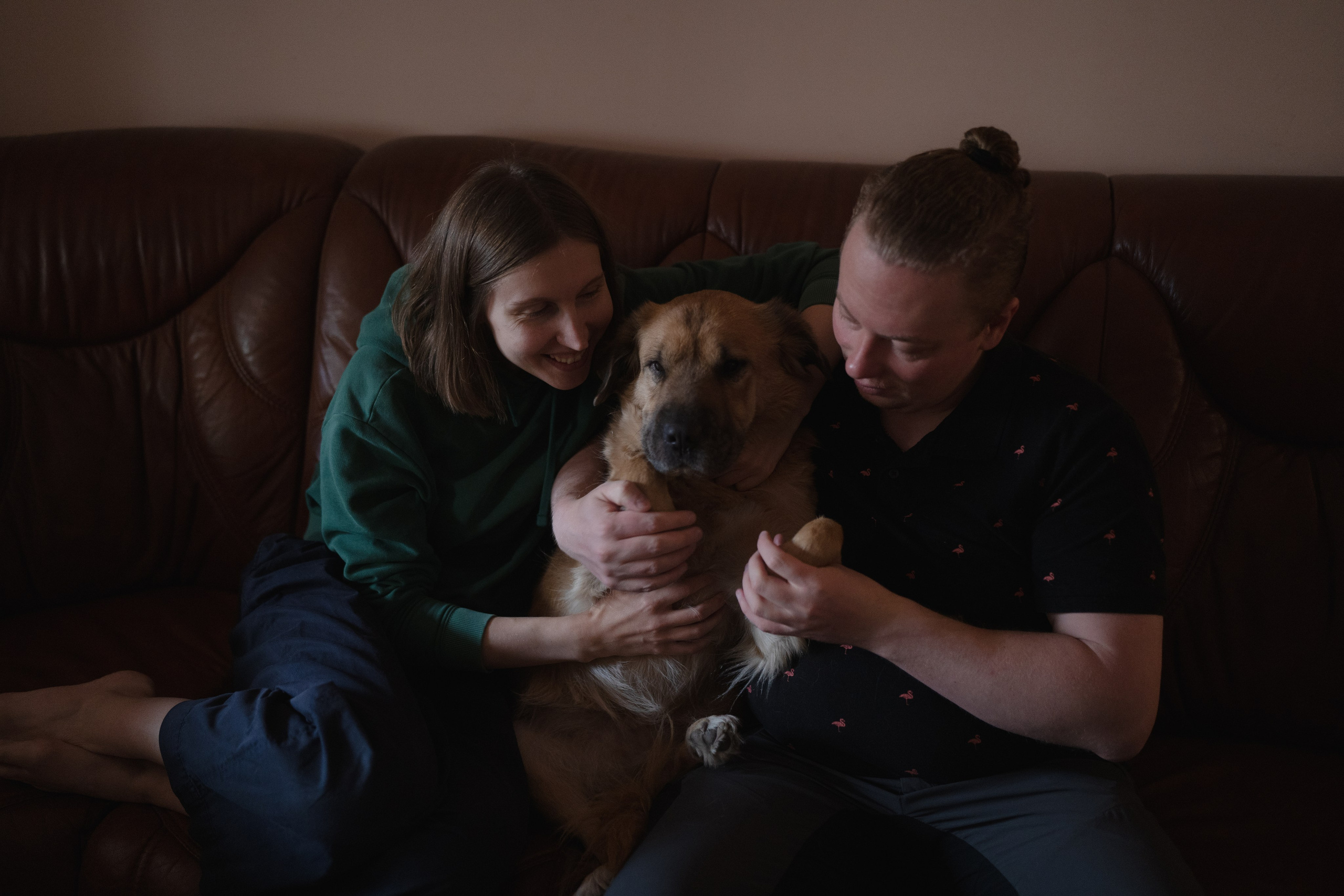 Alena, Vlad and their son Lev. Main